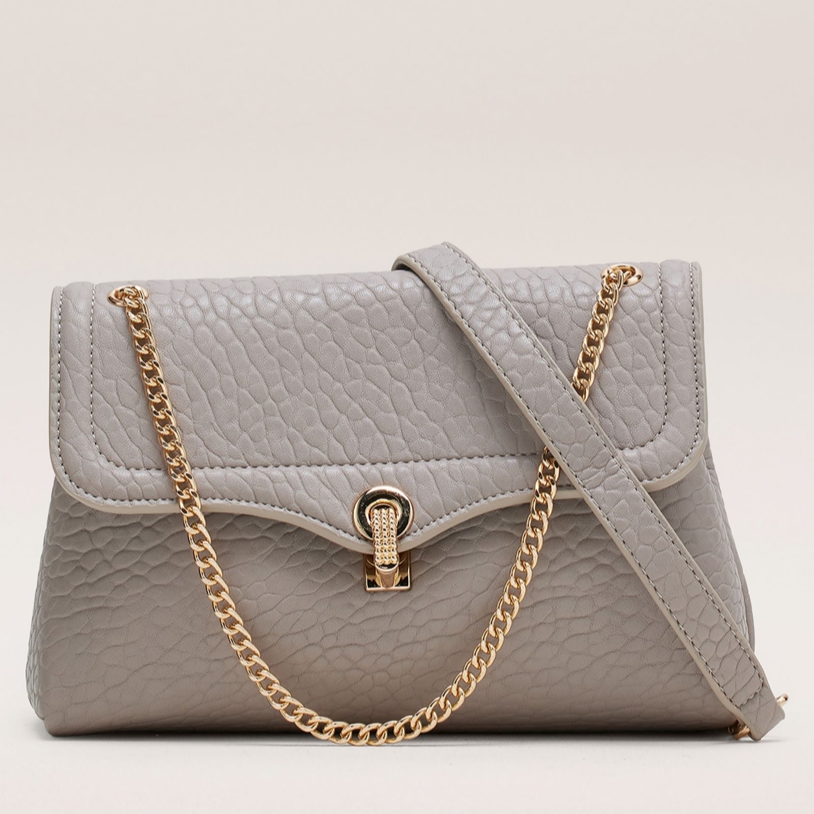 Frank Usher Cross-Over Small Bag With Flap And Chain