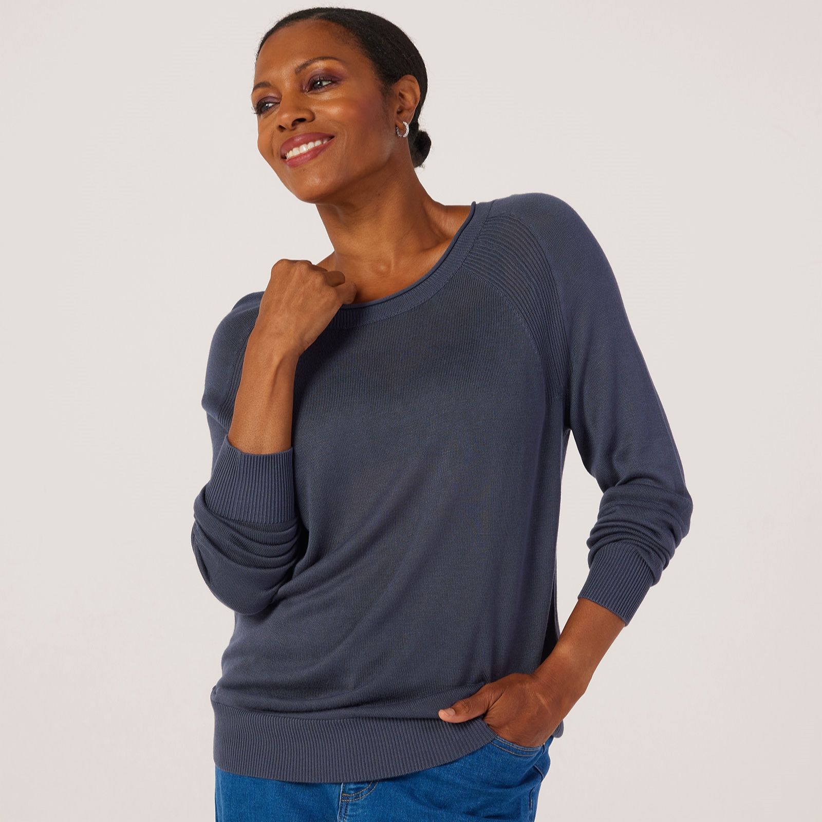 Ruth Langsford Fine Knit Raglan Jumper