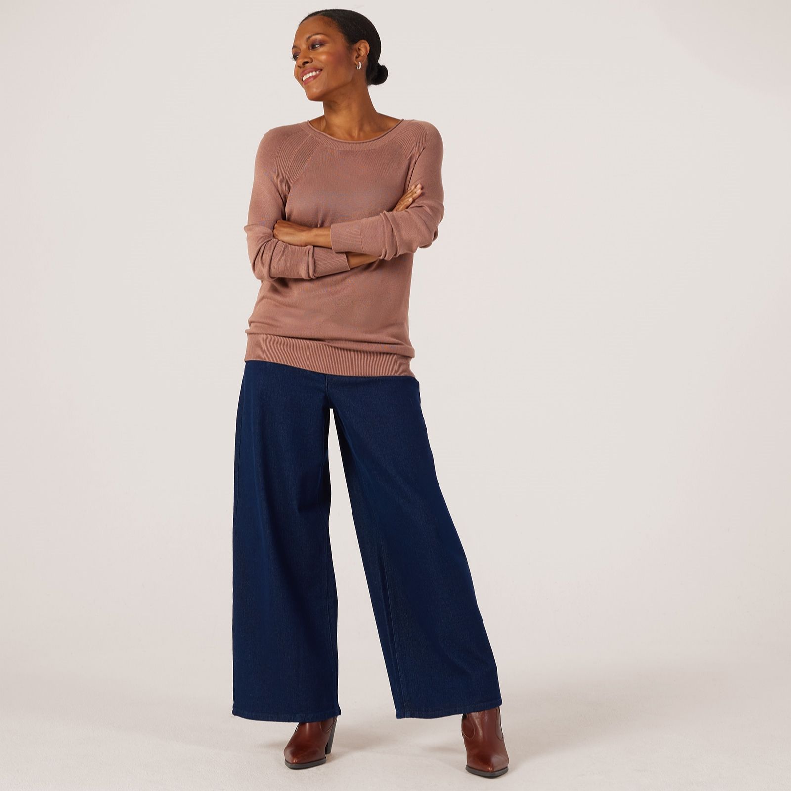 Ruth Langsford Fine Knit Raglan Jumper