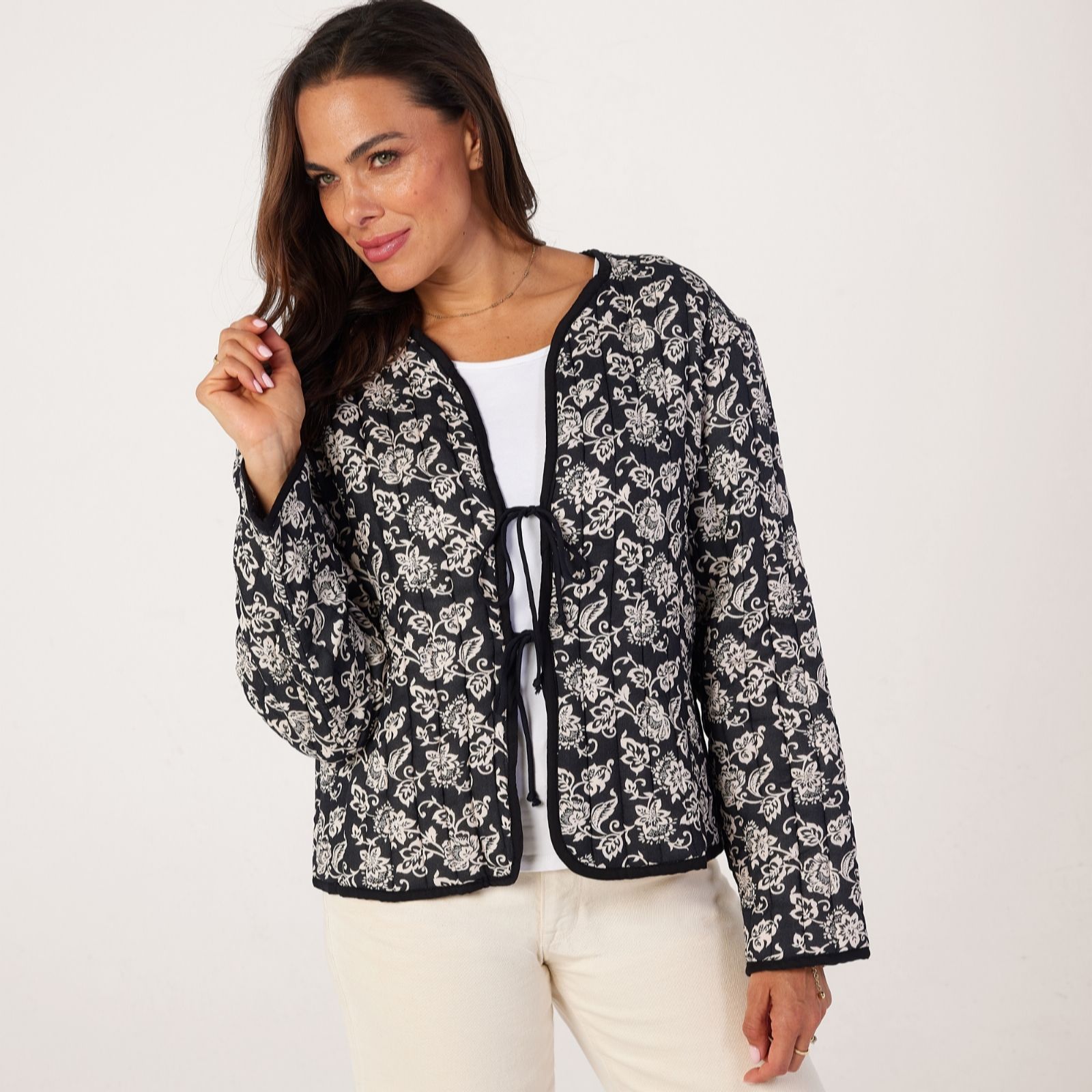 Izabel London Quilted Reversible Jacket