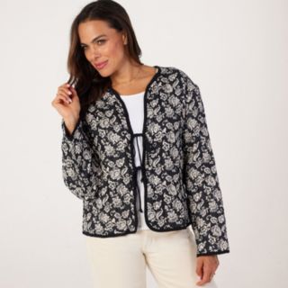 Izabel London Quilted Reversible Jacket