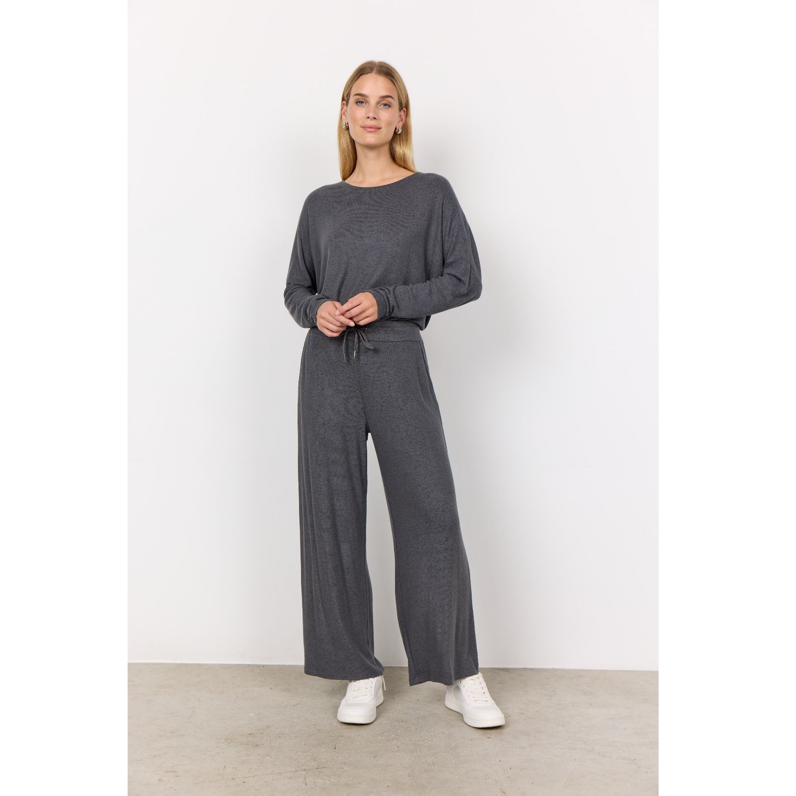 SOYACONCEPT Biara Knitted Drawstring Waist Trouser