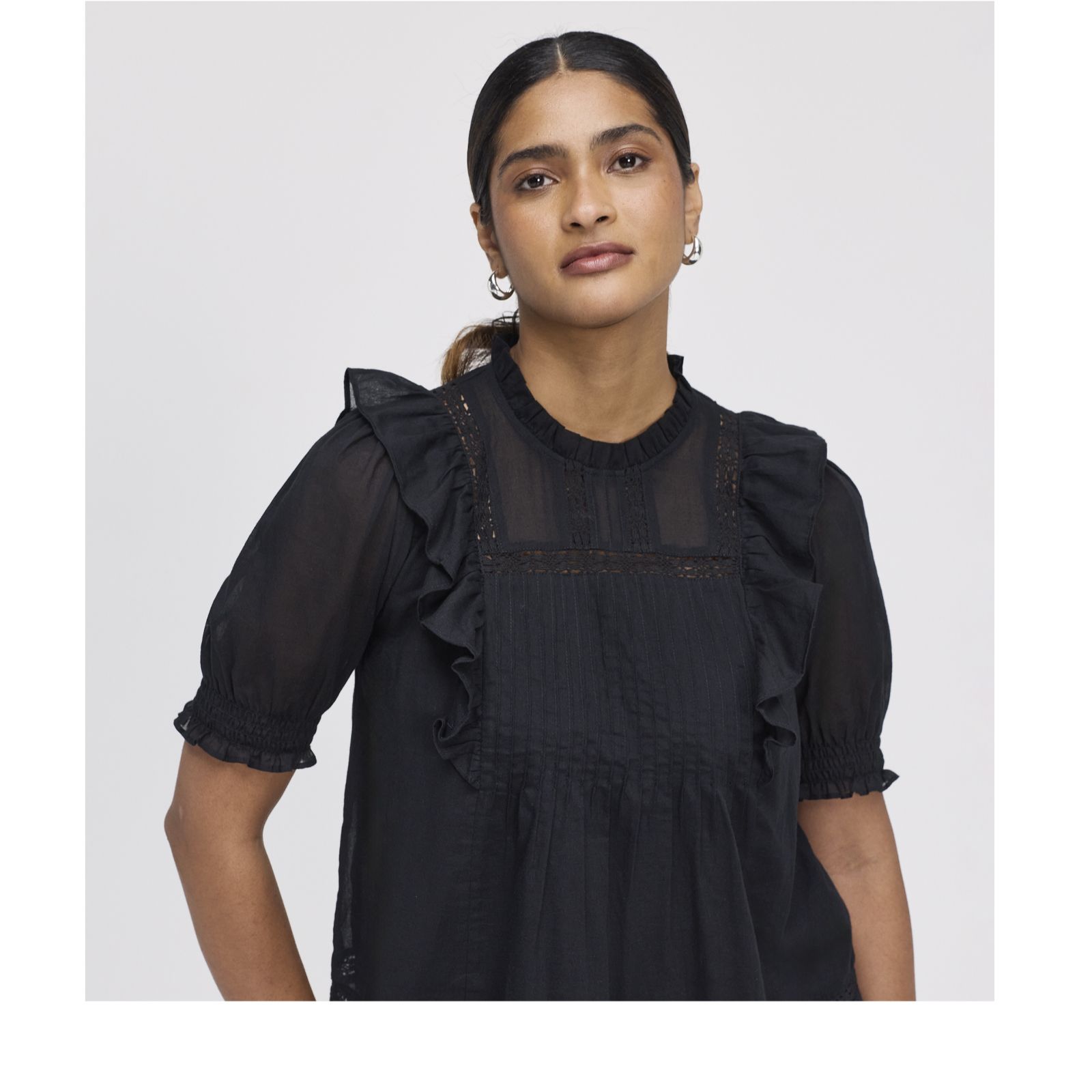 Finery London Cotton Voile Top