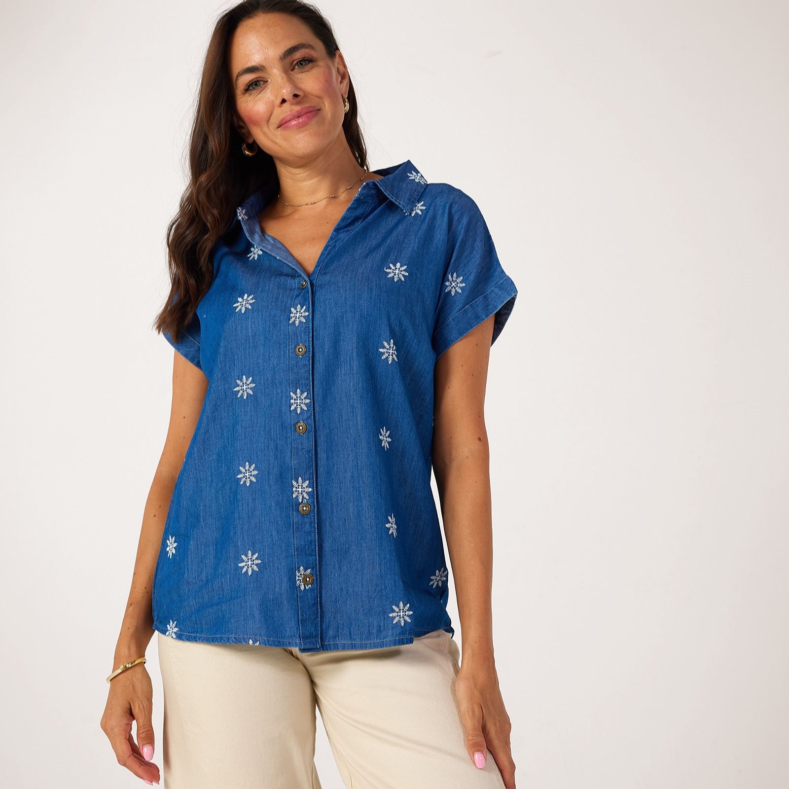Izabel London Embroidered Blouse