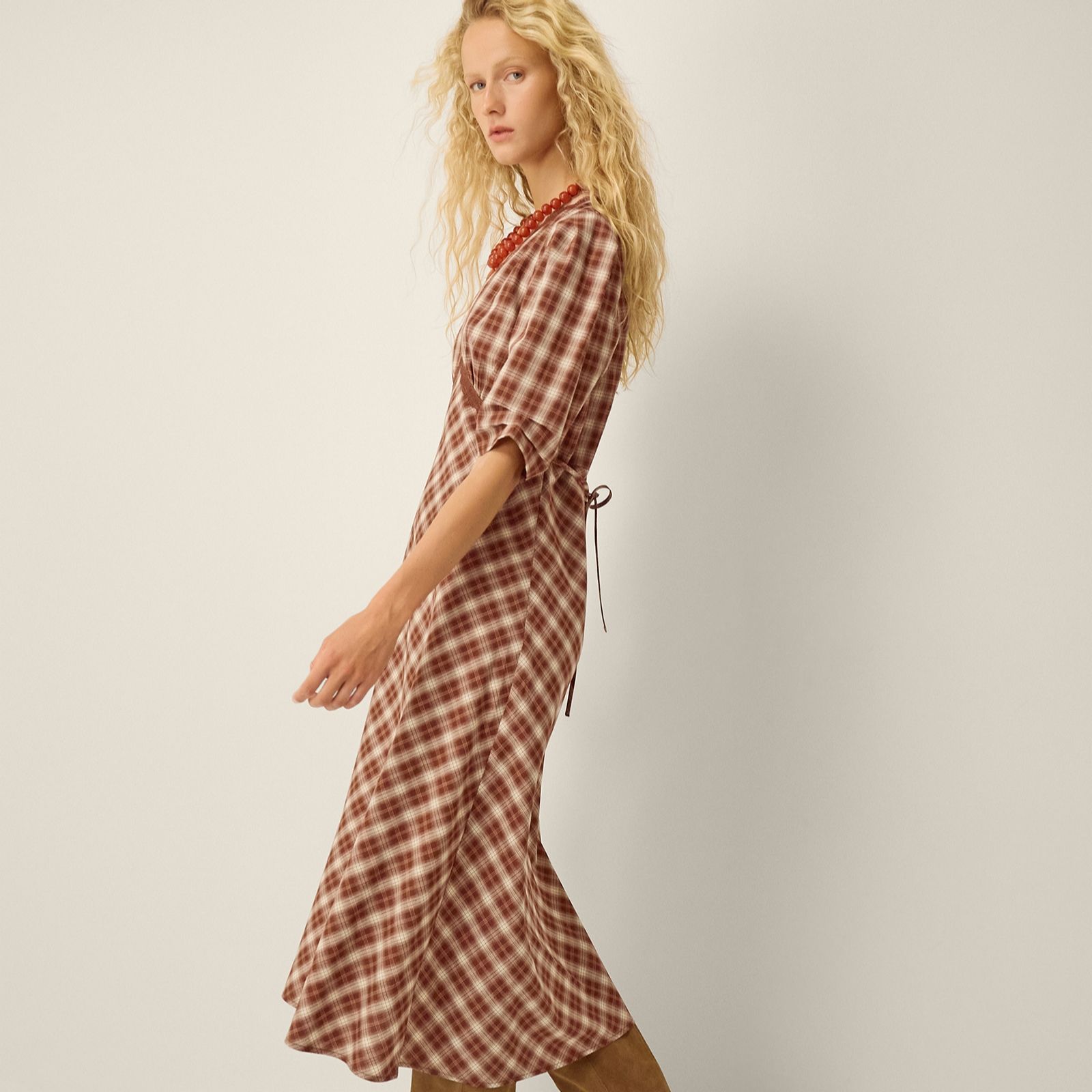 Monsoon Frankie Check Dress