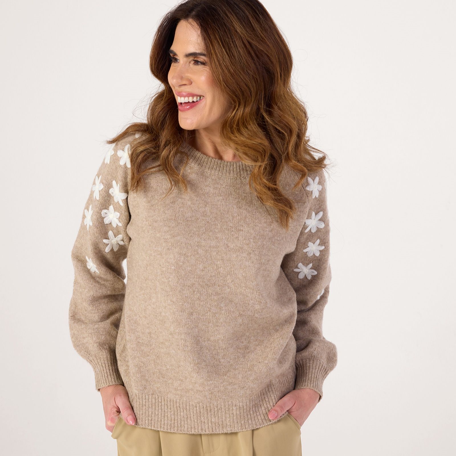 Izabel London Daisy Applique Jumper