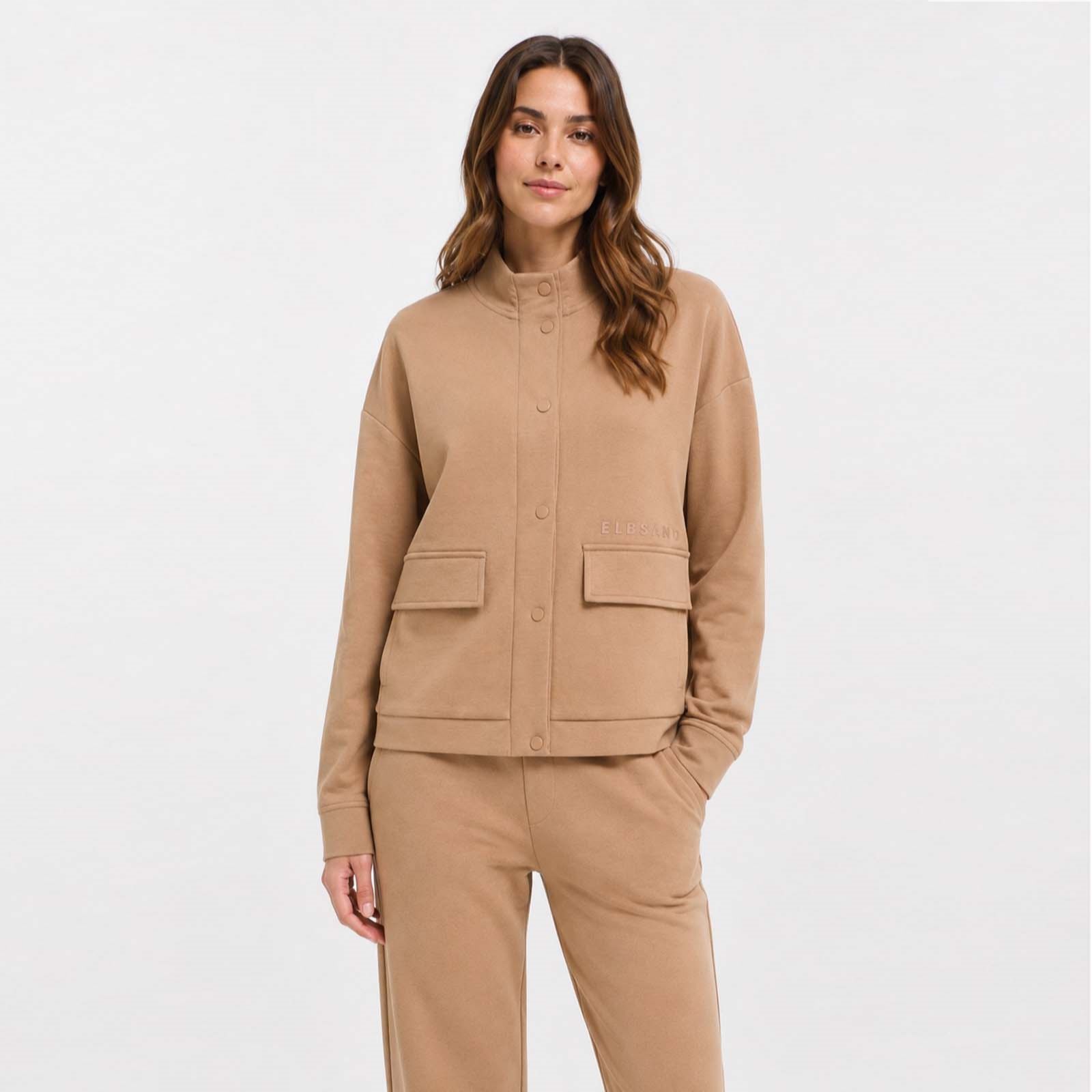 Elbsand Leisurewear Suna Button Down Sweat Jacket