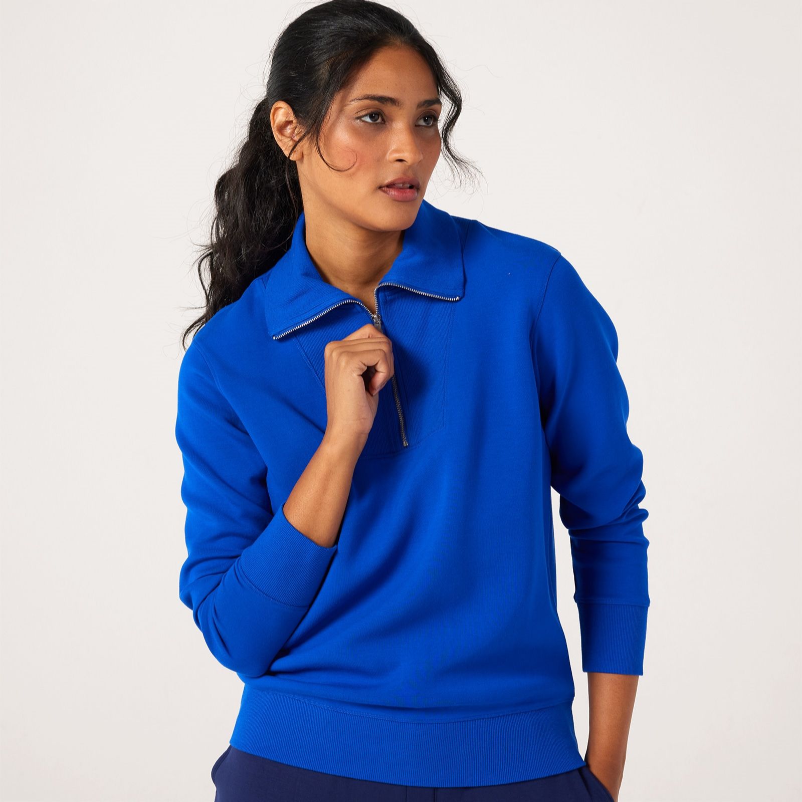Ruth Langsford Half Zip Sweat Top