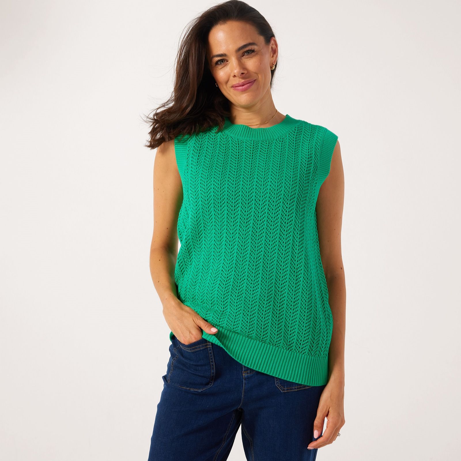 Ruth Langsford Pointelle Knitted Vest