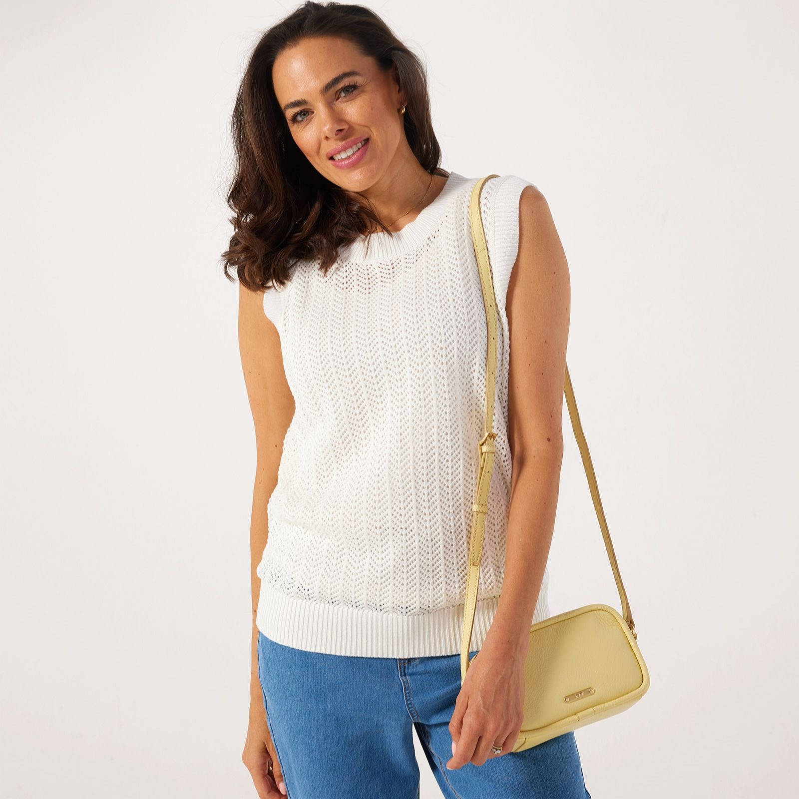 Ruth Langsford Pointelle Knitted Vest