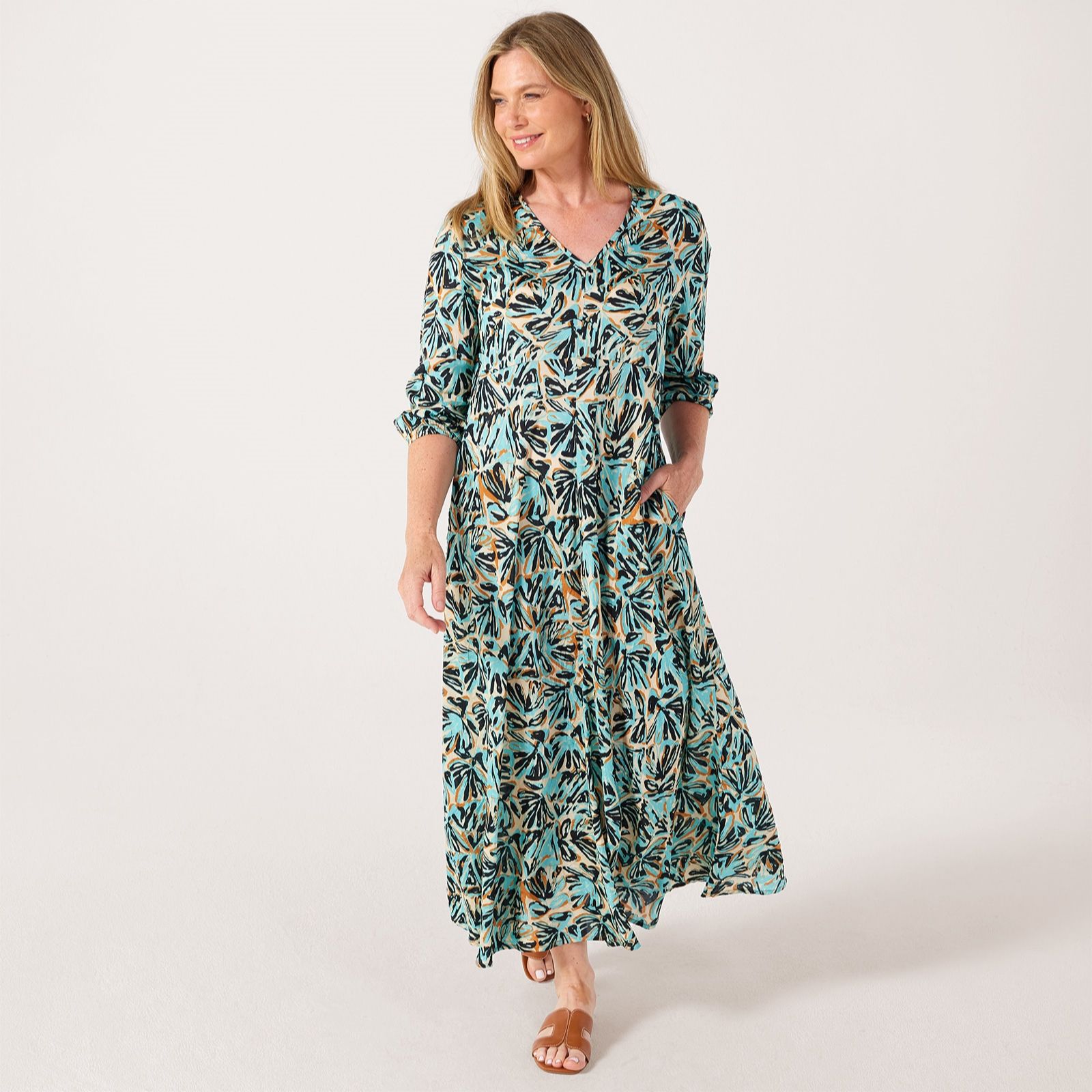 Masai Copenhagen Nialina Printed Shantung Viscose Dress