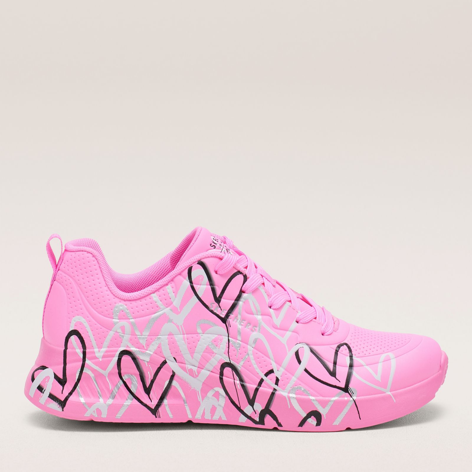 Skechers Uno Lite Heart Of Hearts Lace-Up Trainer