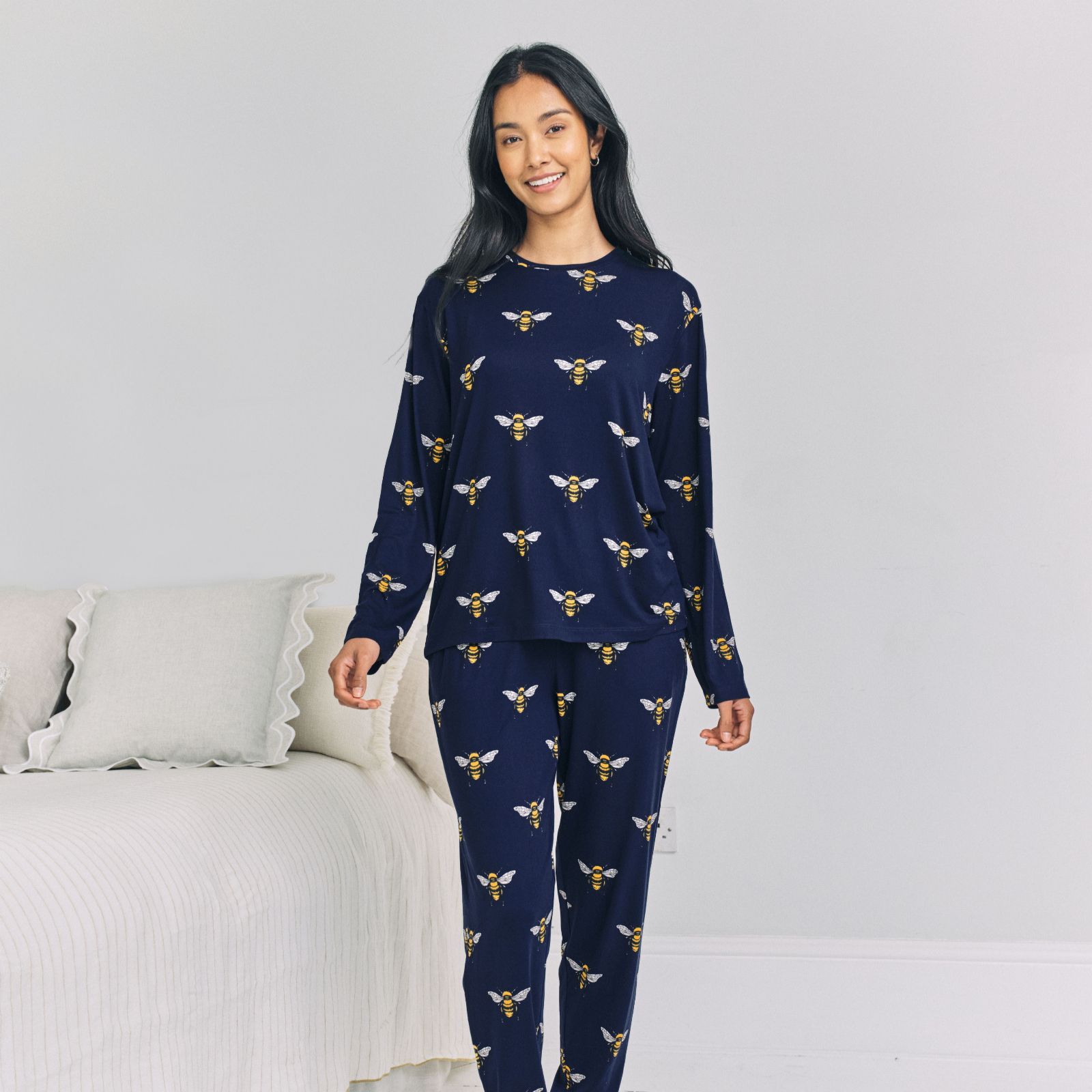 Chelsea Peers Jersey Crew Neck Pyjamas