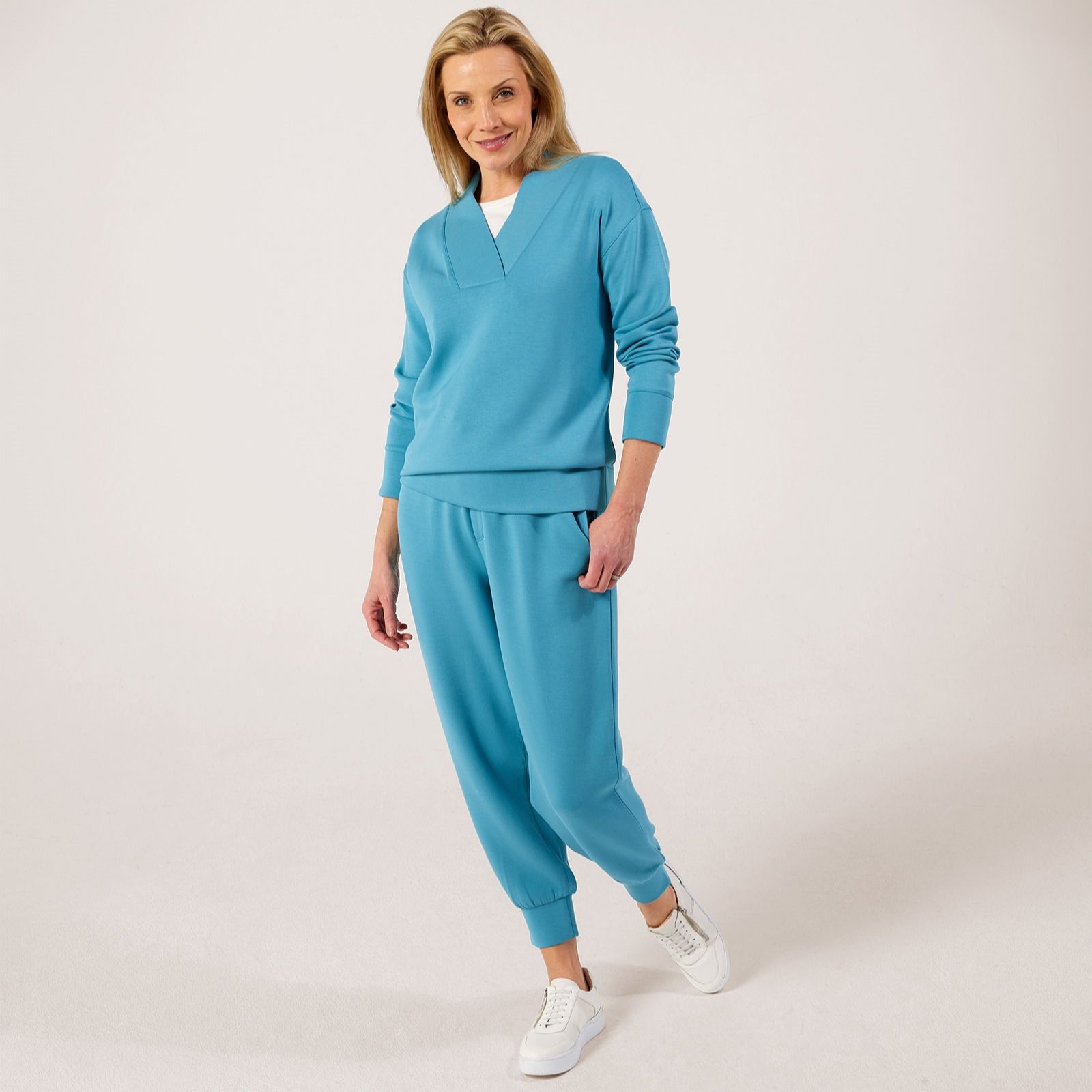 Ruth Langsford Leisurewear Cross Over V Neck Jumper