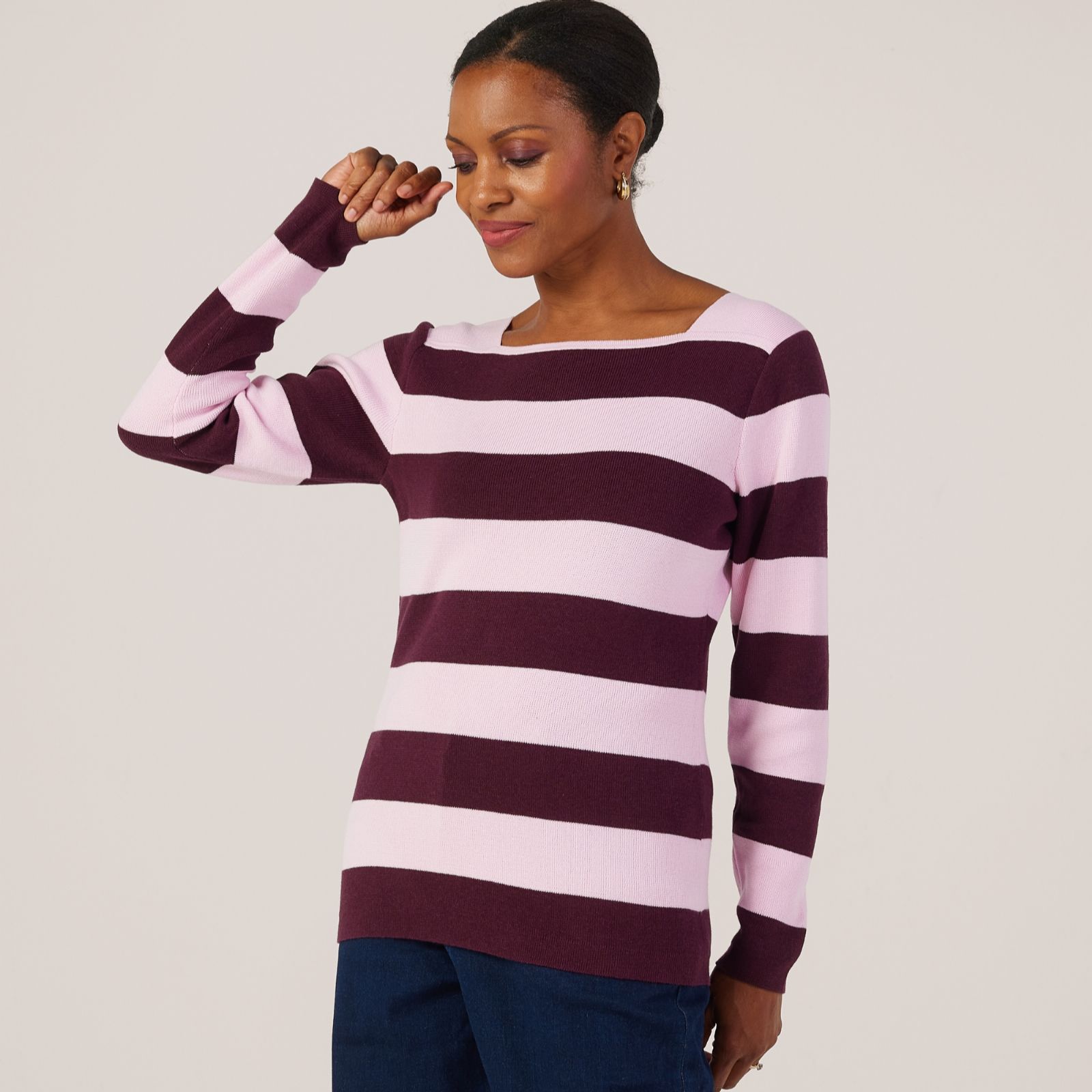 Ruth Langsford Square Neck Jumper