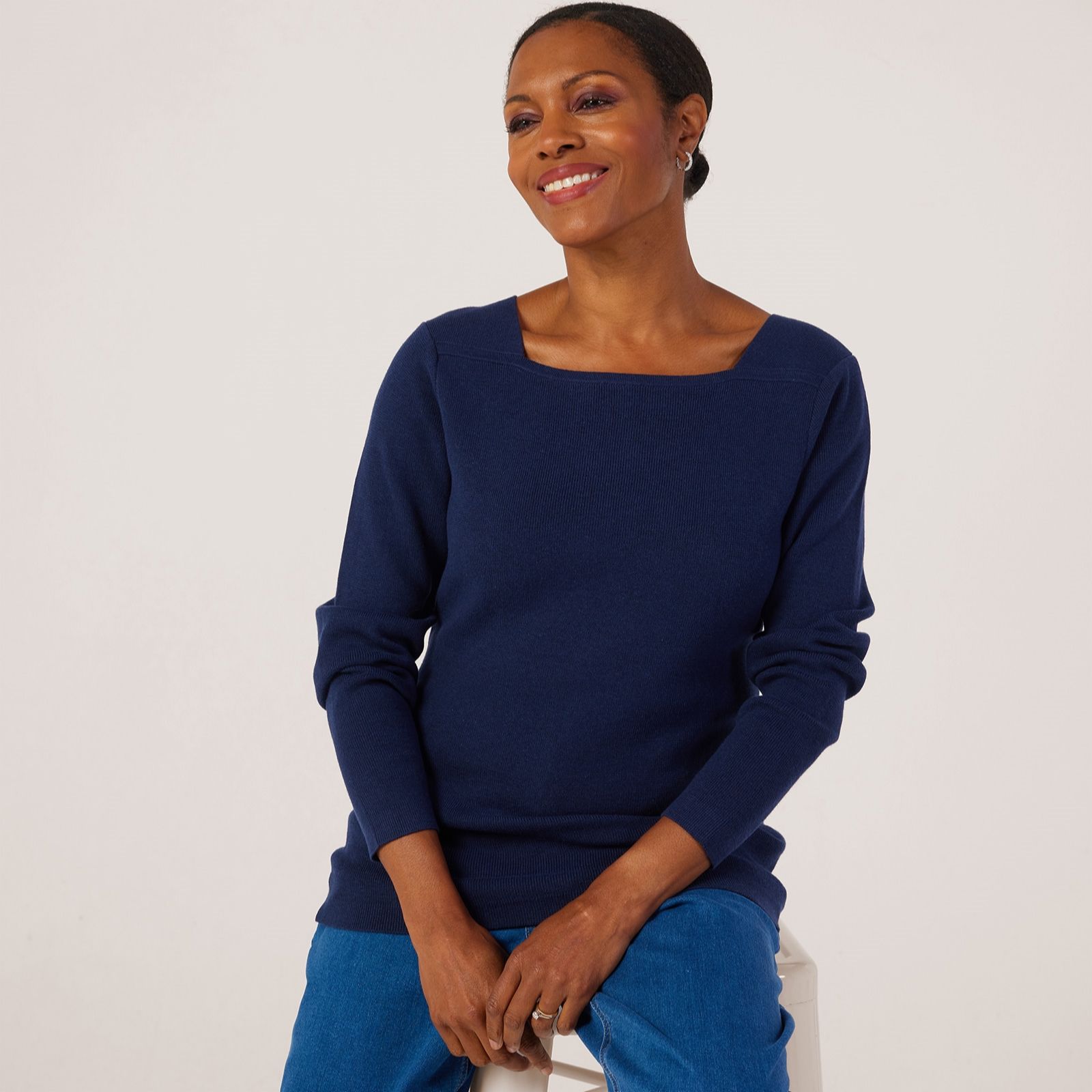 Ruth Langsford Square Neck Jumper