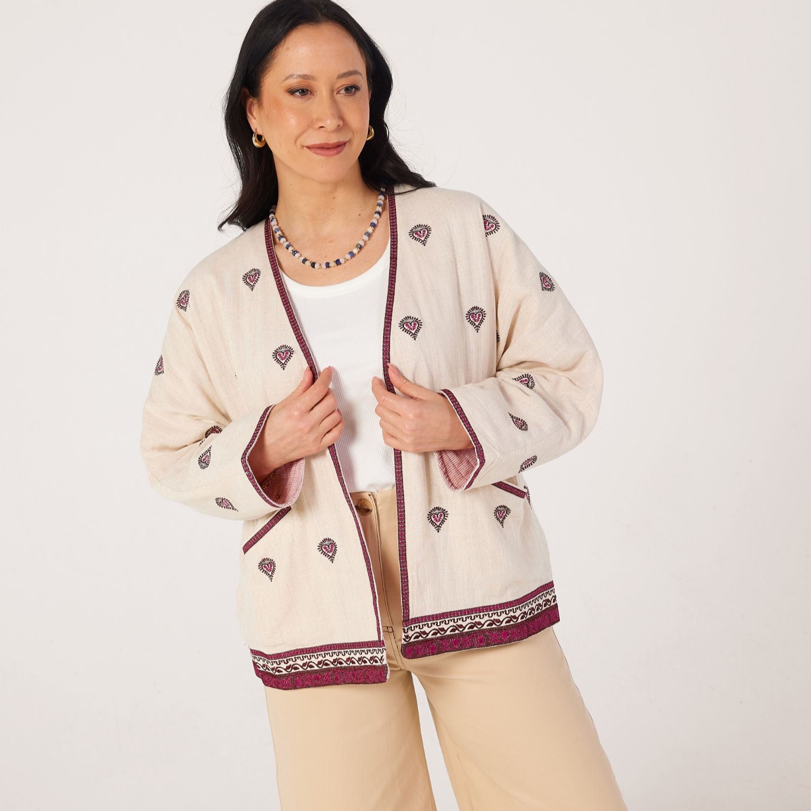 Orfeo Paris Seldon Embroidered Kimono