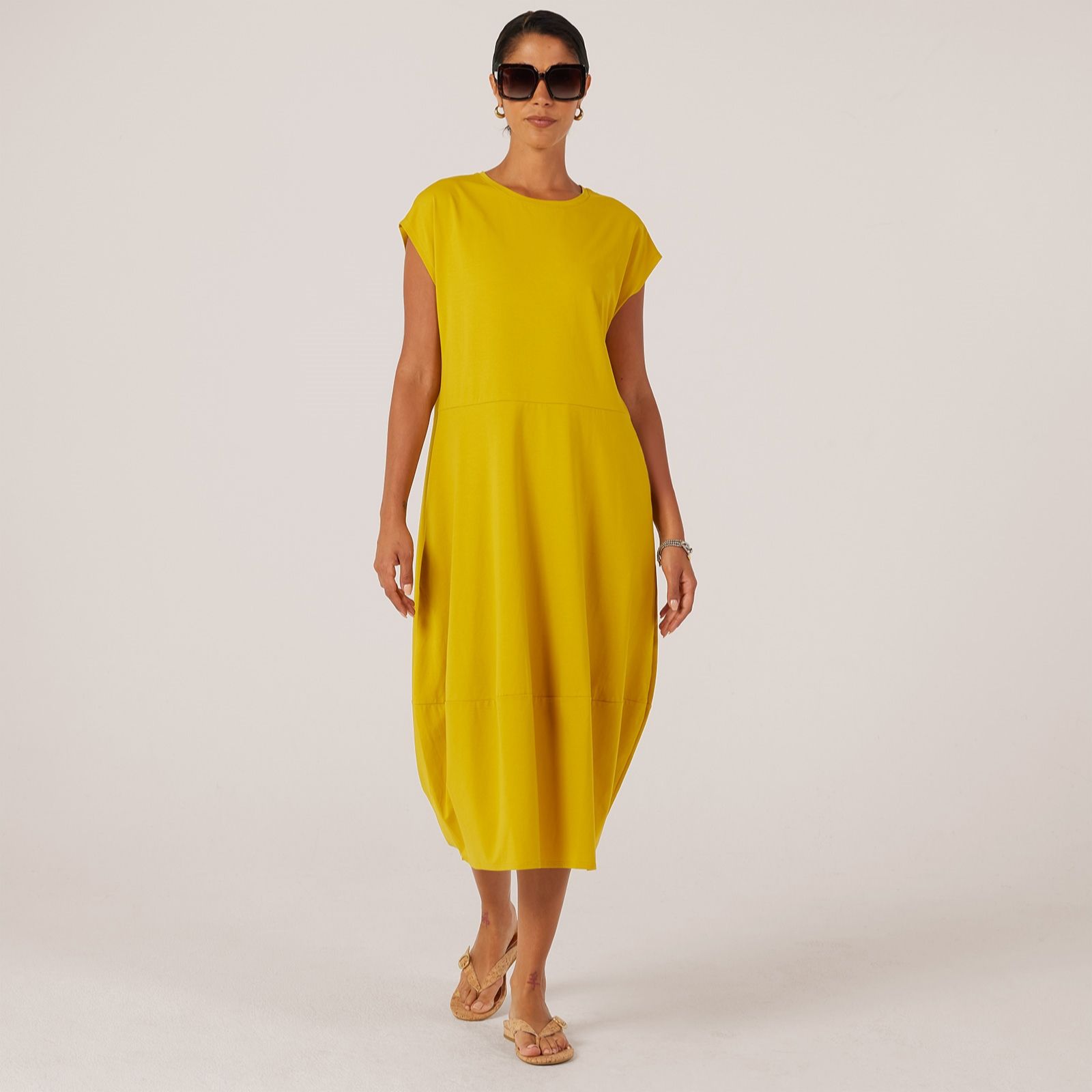 MarlaWynne Cotton Jersey Cocoon Dress