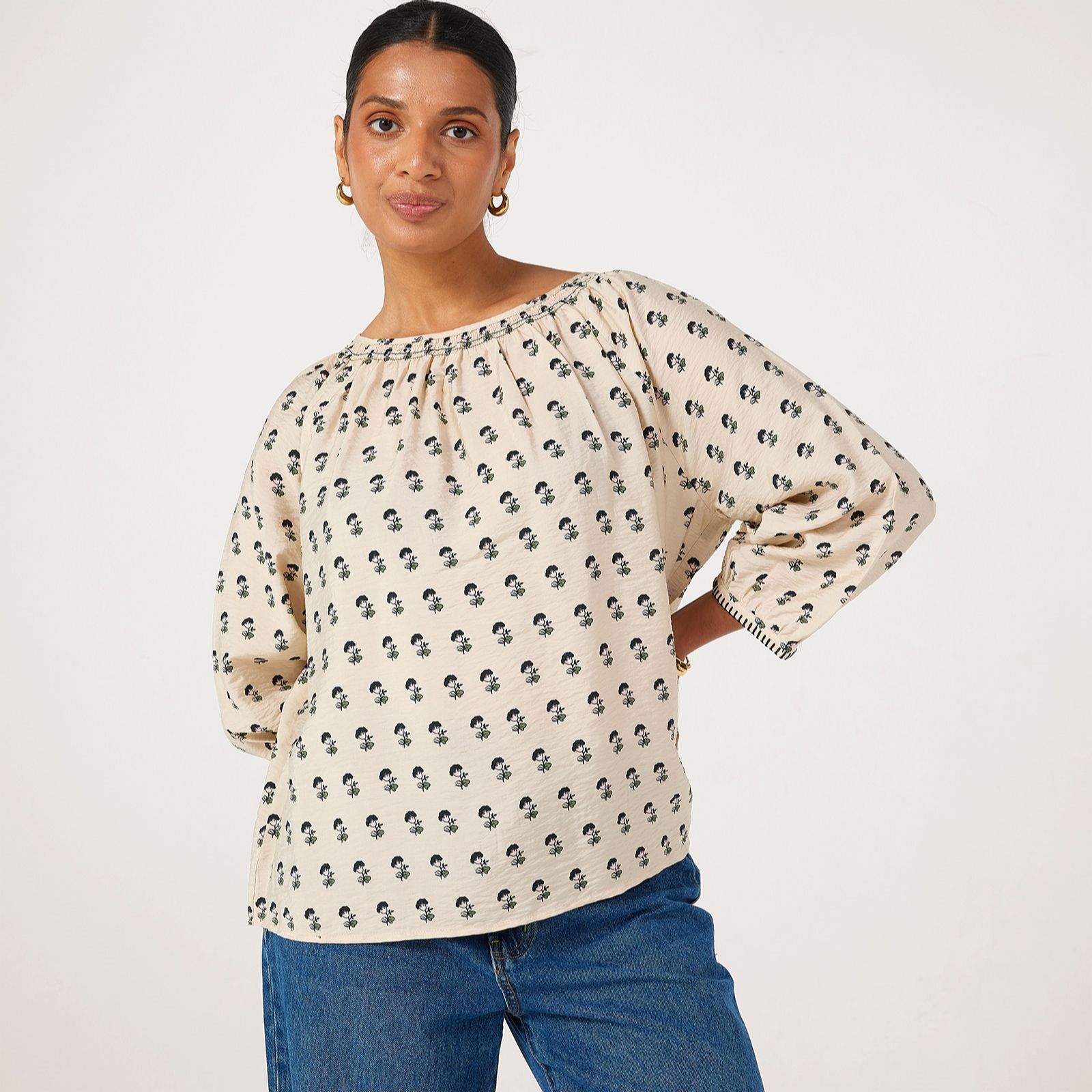 Masai Copenhagen Baelith Printed Viscose Top