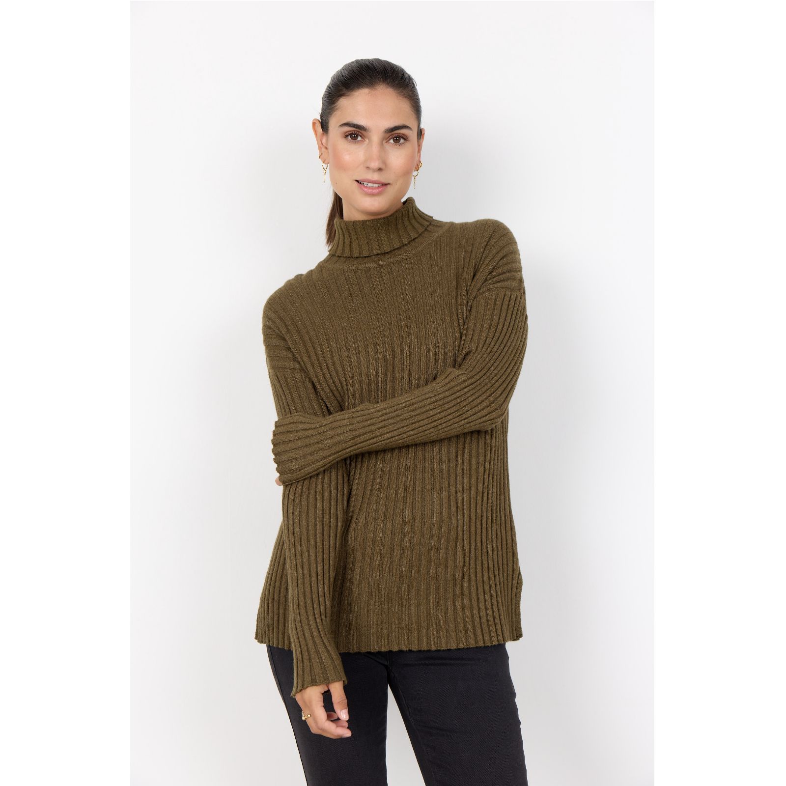 SOYACONCEPT Kanita Ribbed Roll Neck Jumper