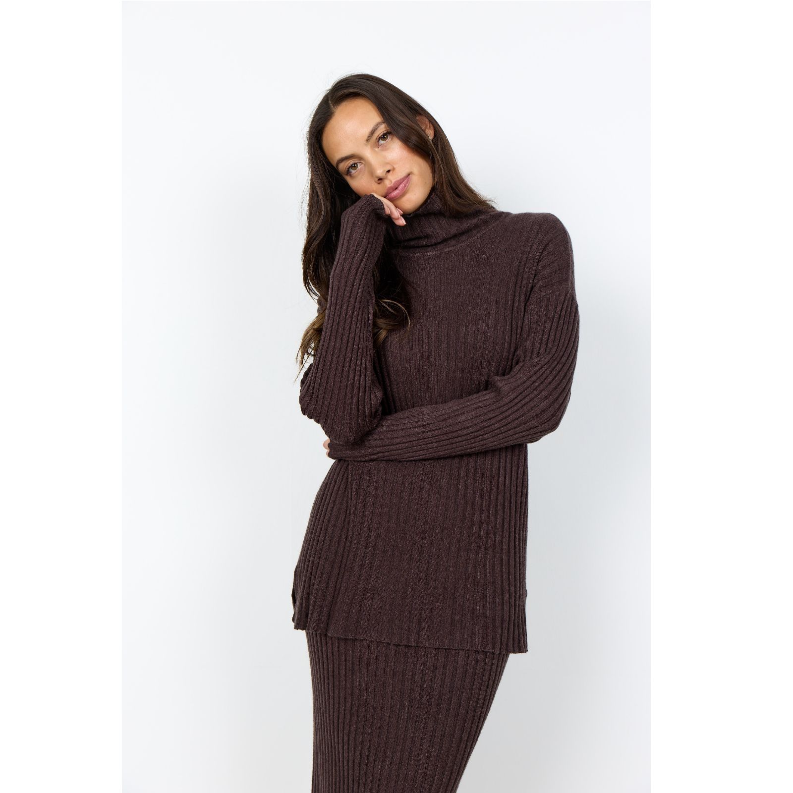 SOYACONCEPT Kanita Ribbed Roll Neck Jumper