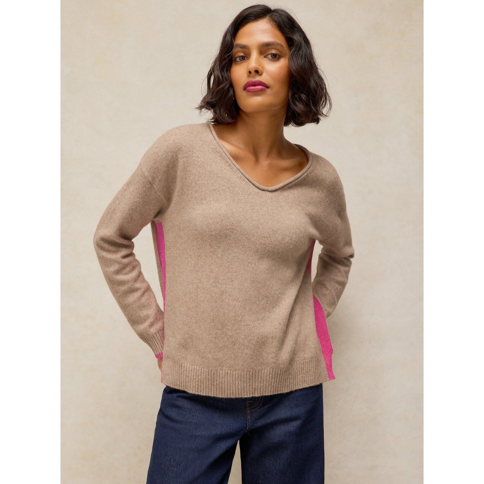 White Stuff Sansa V Neck Jumper