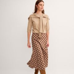 Monsoon Frankie Check Skirt