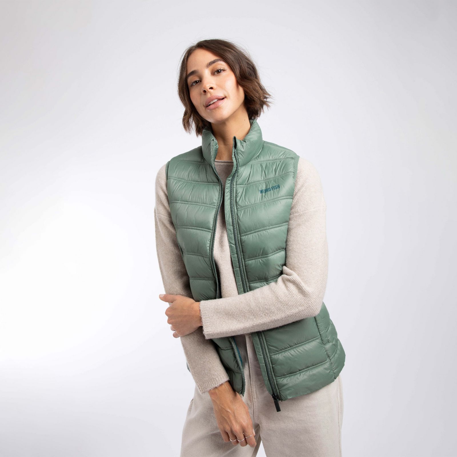 Weird Fish Atissa Lightweight Showerproof Padded Gilet