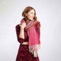 Weird Fish Jadida Brushed Zig-Zag Scarf