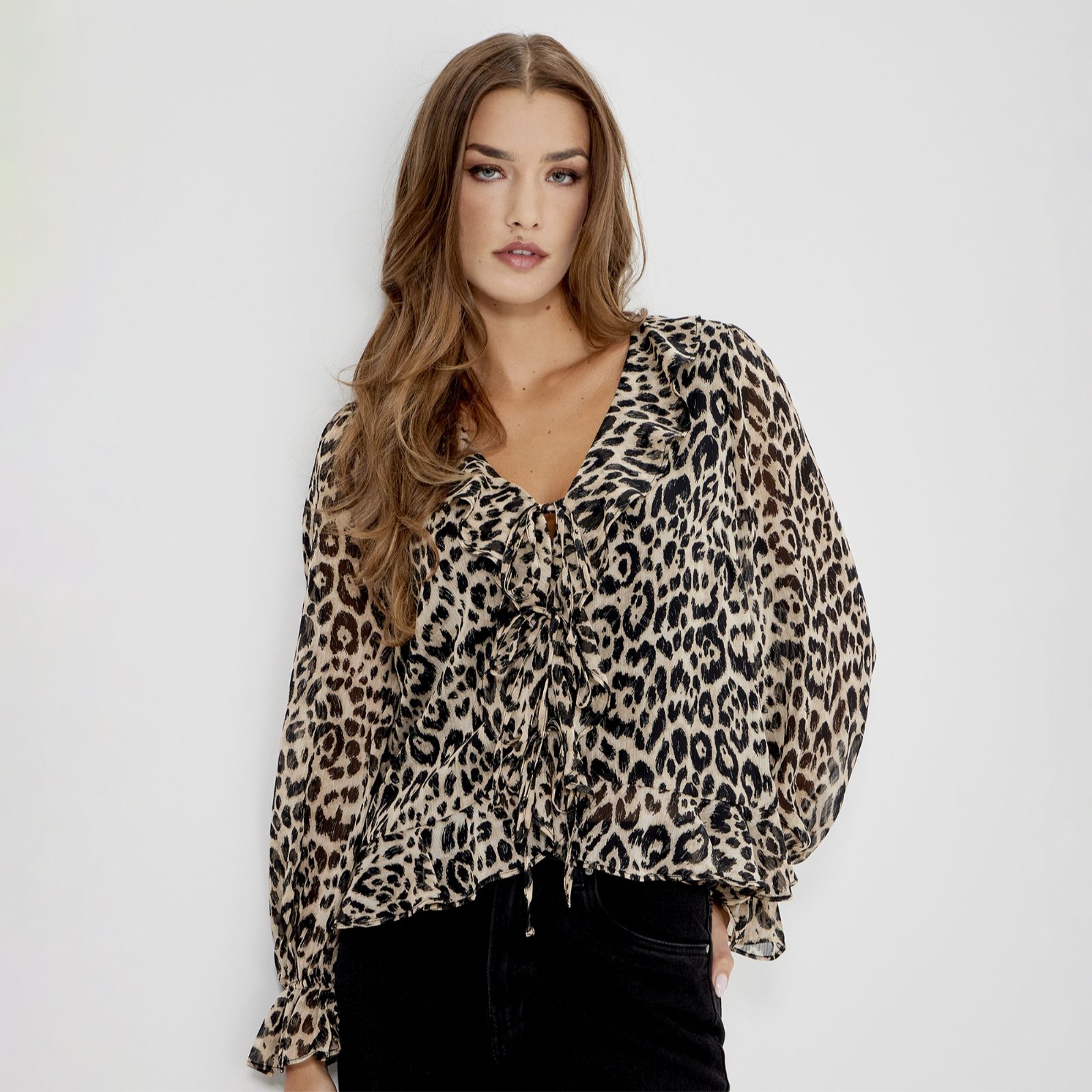 Finery London Janelle Yoryu Chiffon Blouse