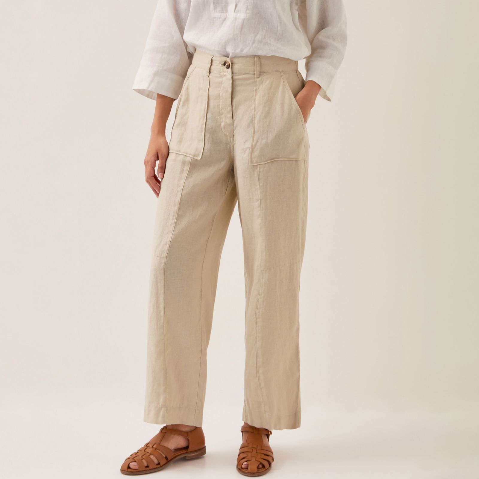 Monsoon Jolie Crop Trouser Standard