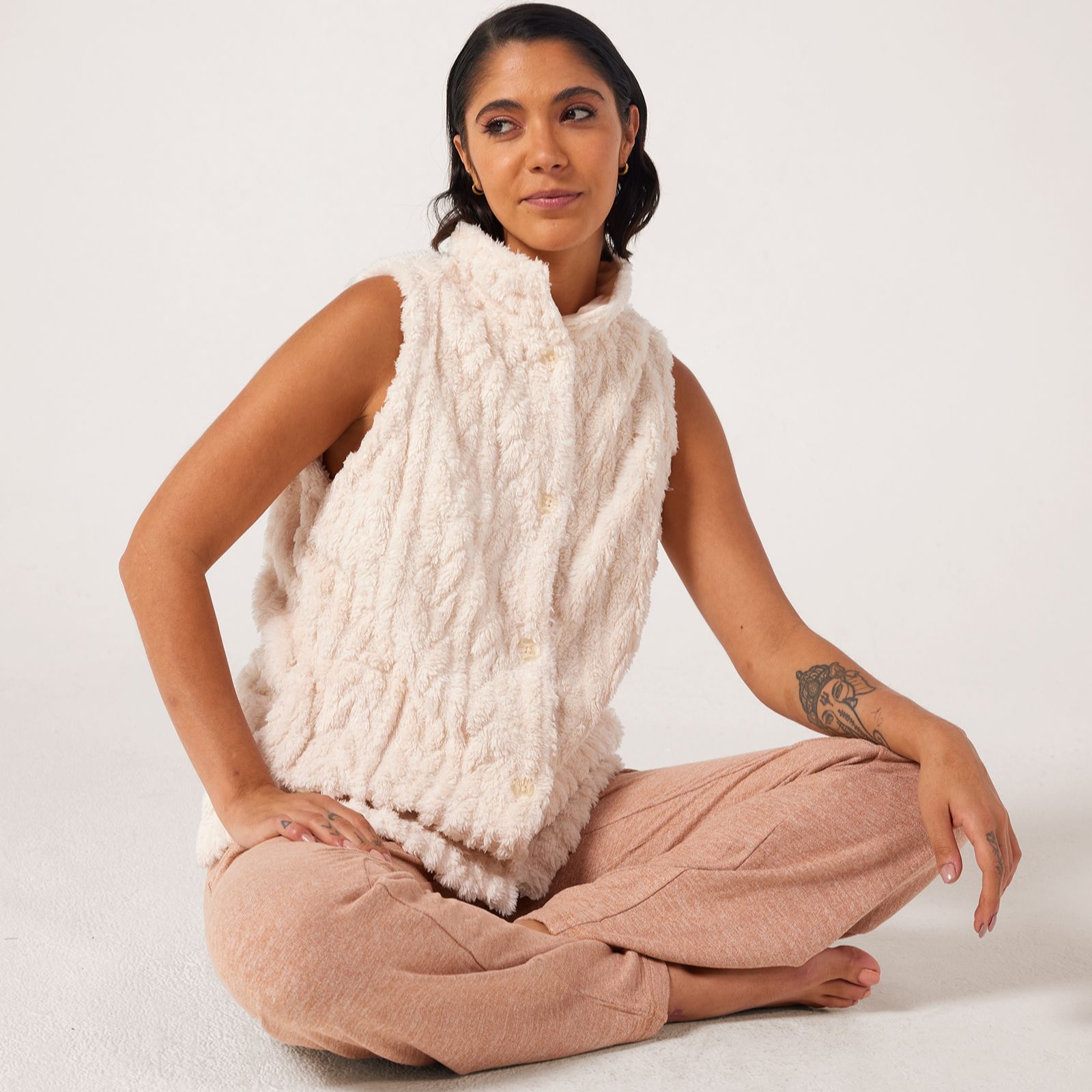 Cuddl Duds Plush Gilet