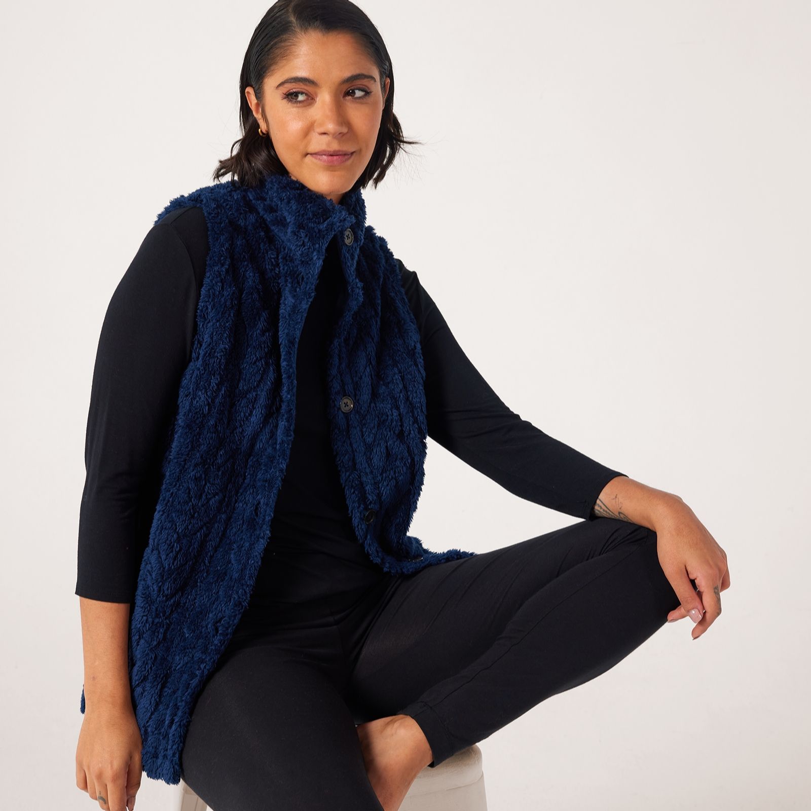 Cuddl Duds Plush Gilet