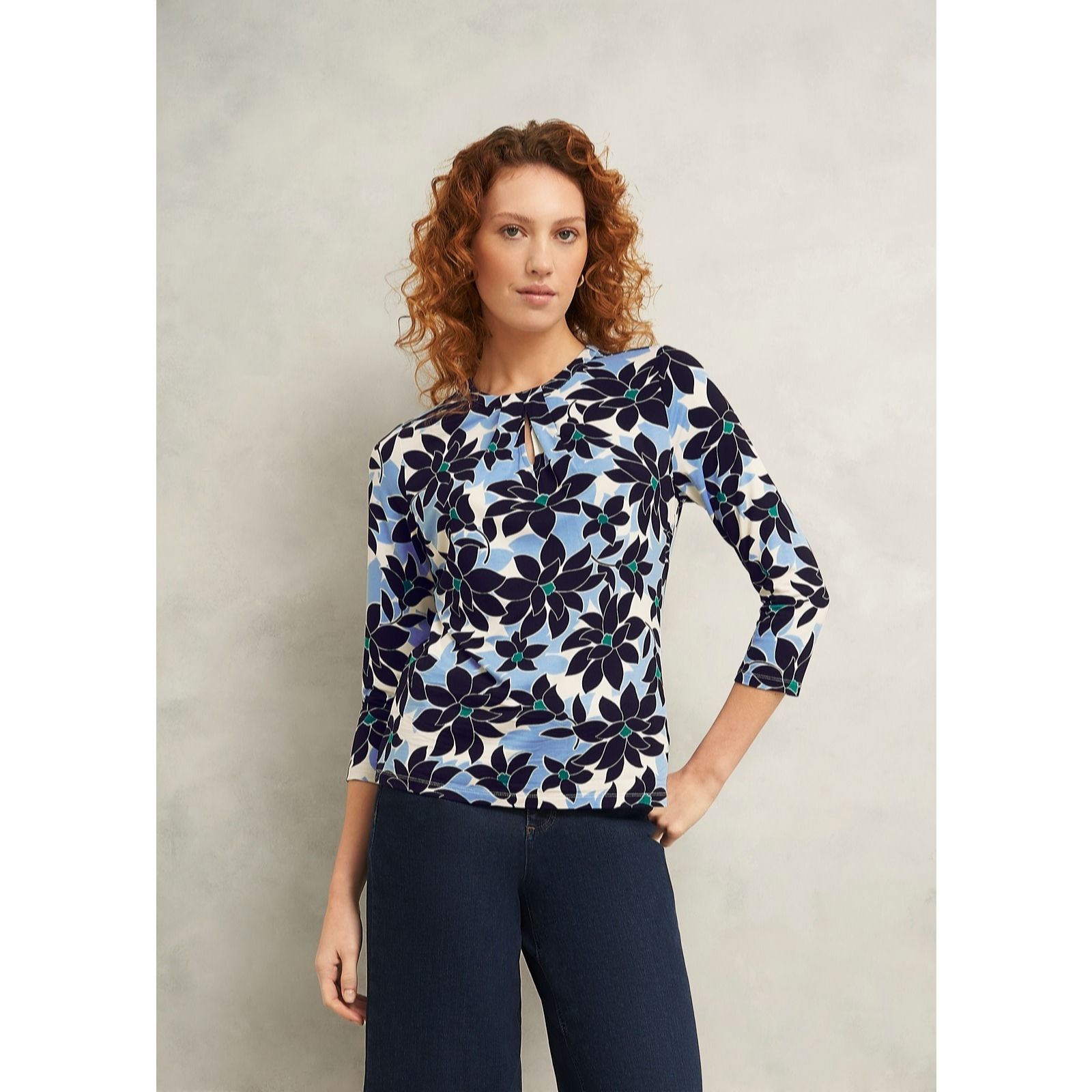 Hobbs London Julia Printed Top