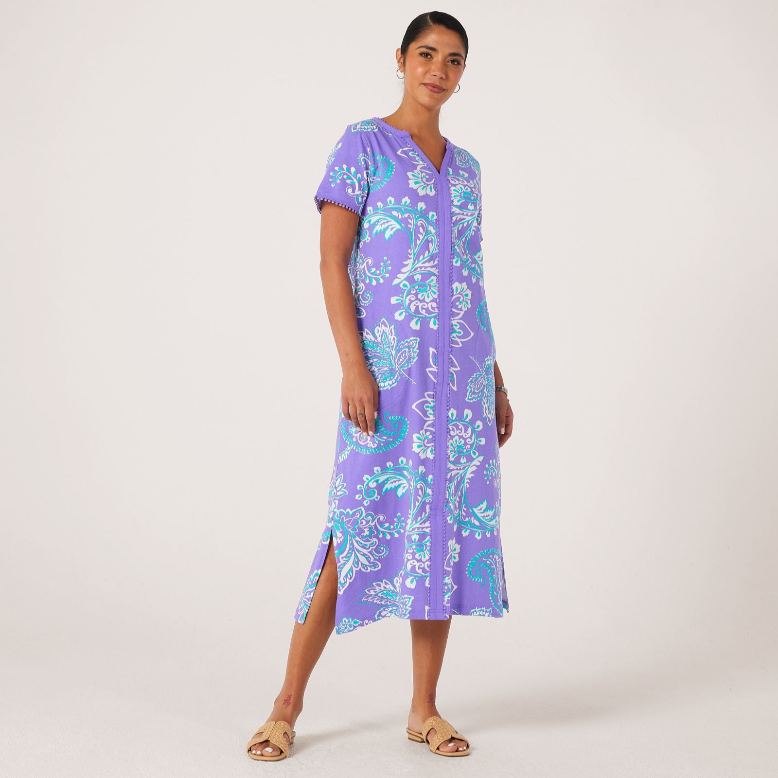 Carole Hochman 100% Cotton Maxi Nightdress