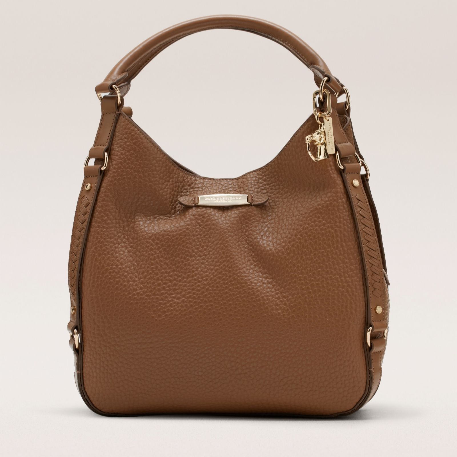 Outlet Paul Costelloe Weave Detail Large Leather Shoulder Bag