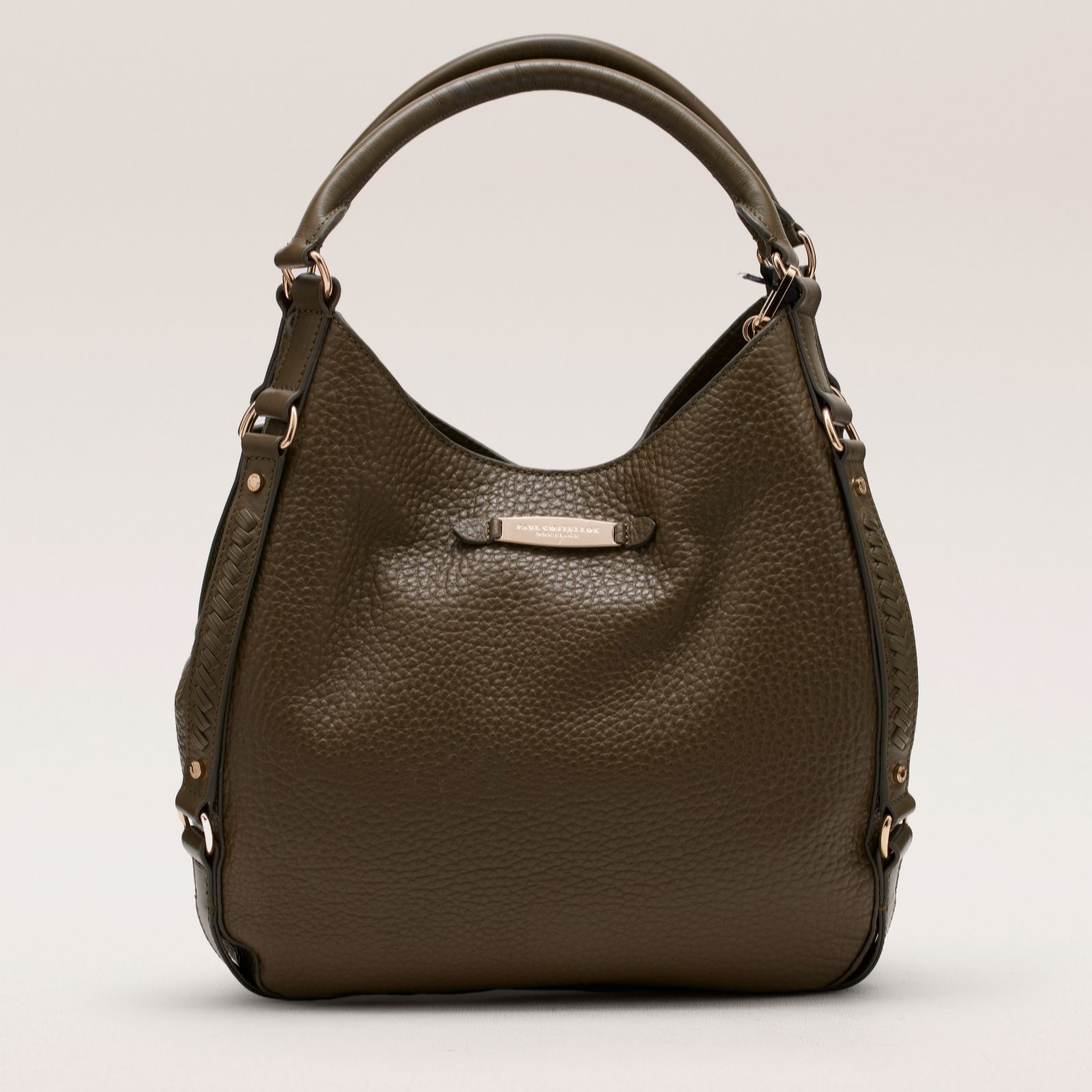Outlet Paul Costelloe Weave Detail Large Leather Shoulder Bag