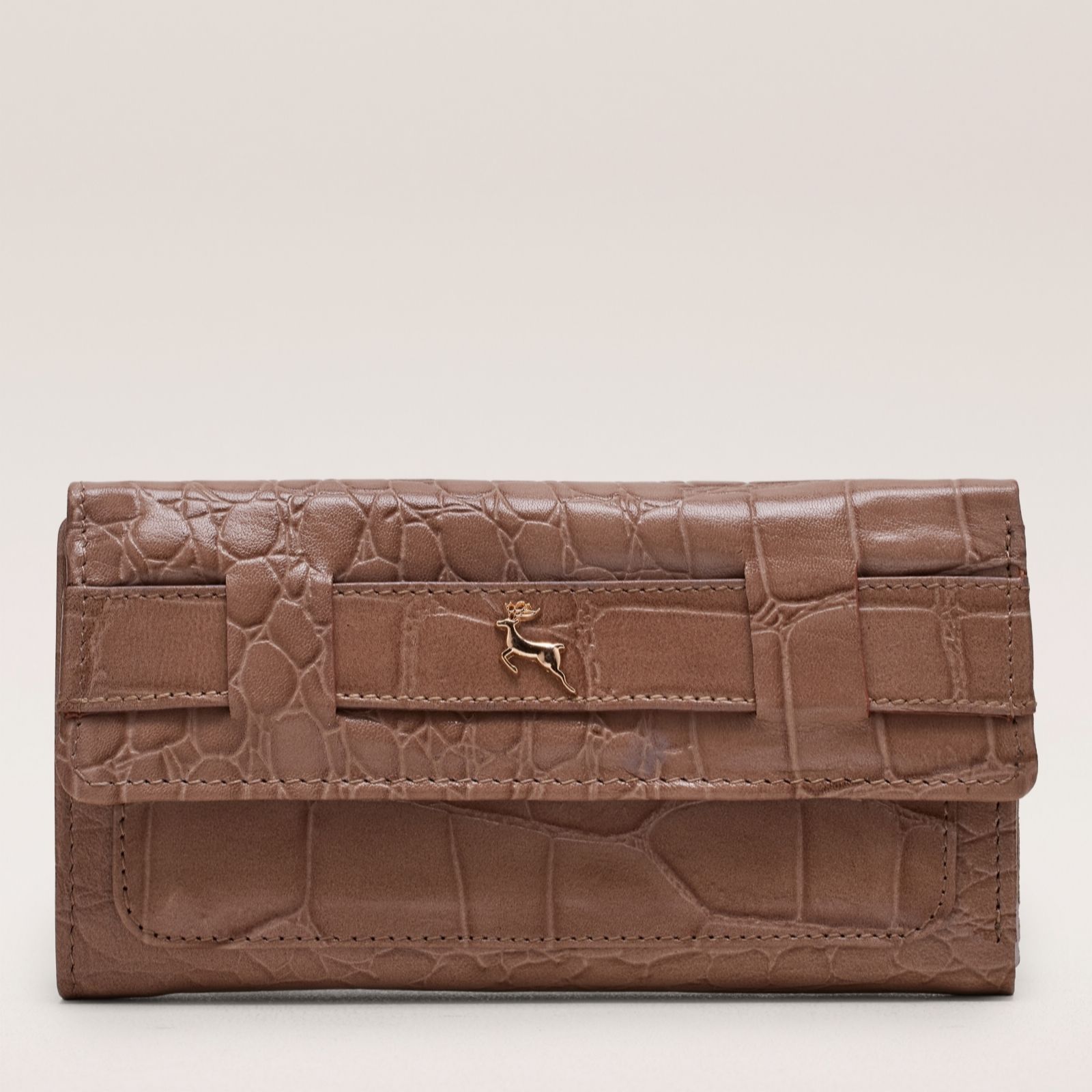 Outlet Ashwood Croc Leather Boxed Purse