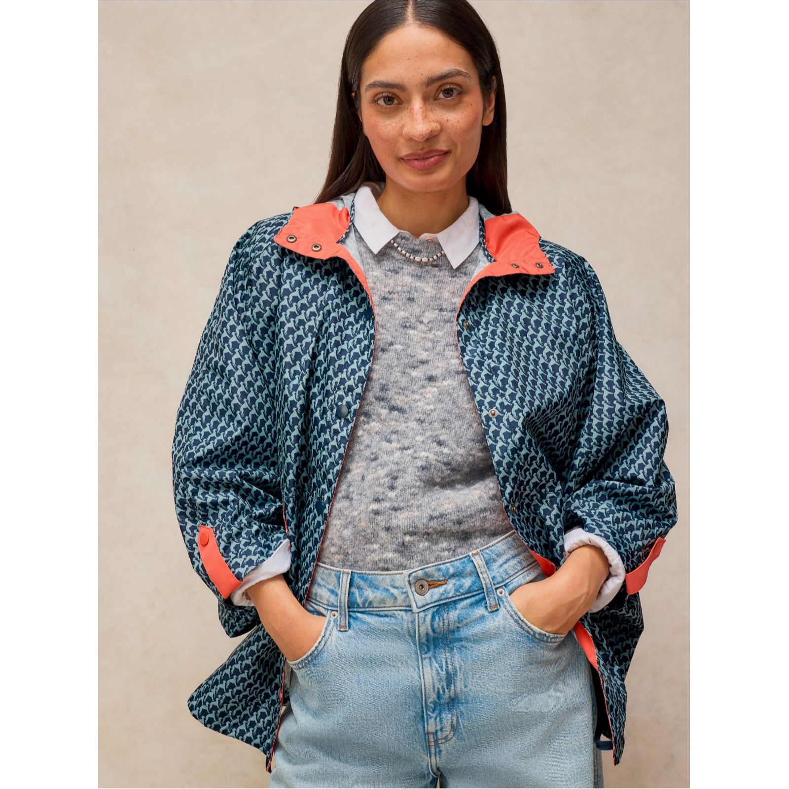 White Stuff Dakota Showerproof Poncho