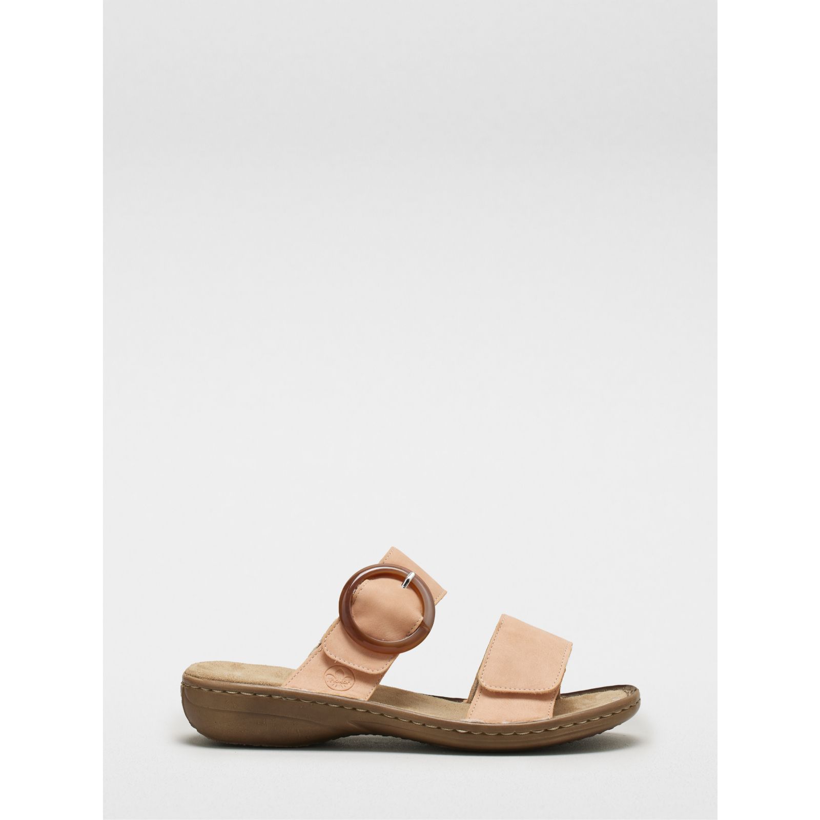 Outlet Rieker Double Strap Slip On Sandal