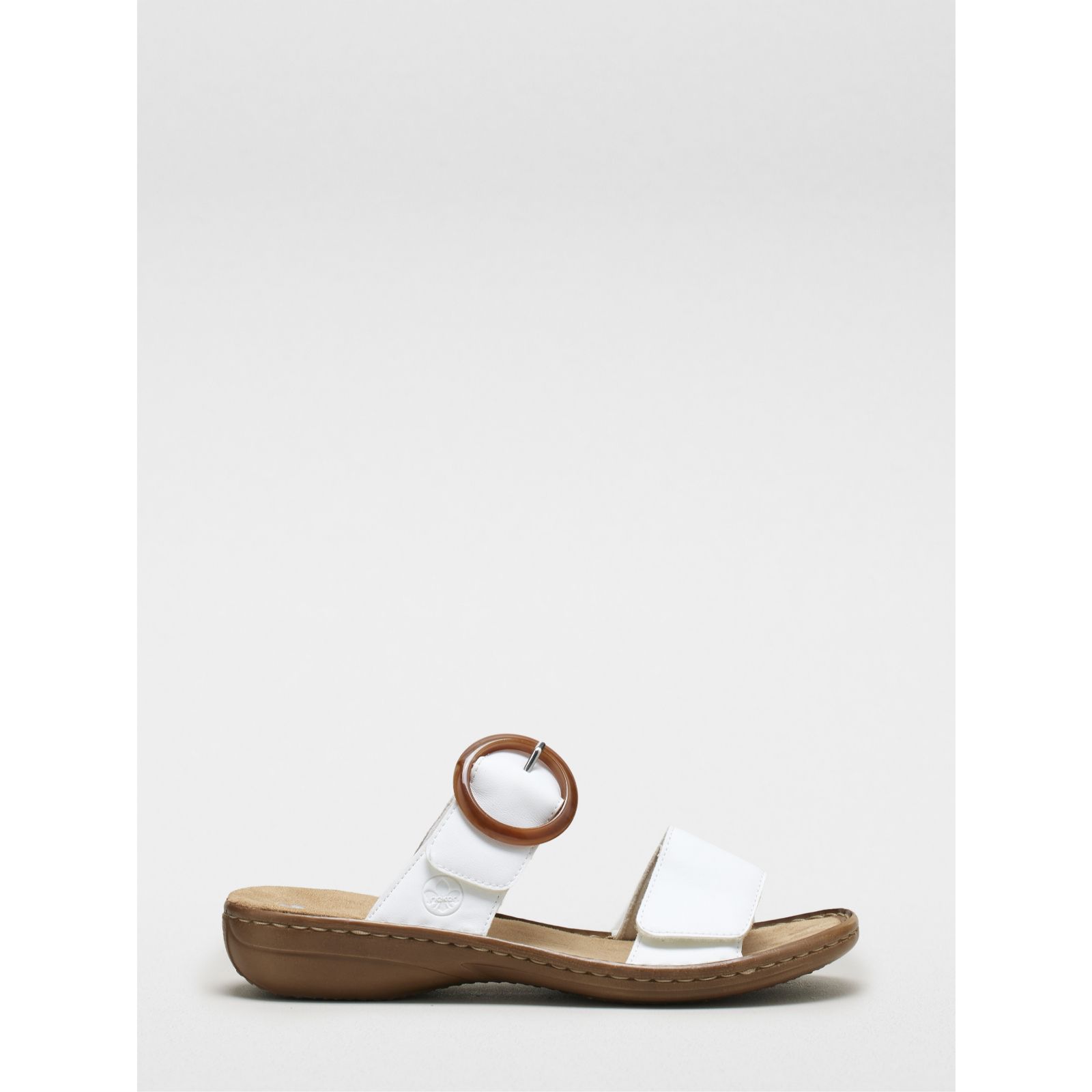 Outlet Rieker Double Strap Slip On Sandal