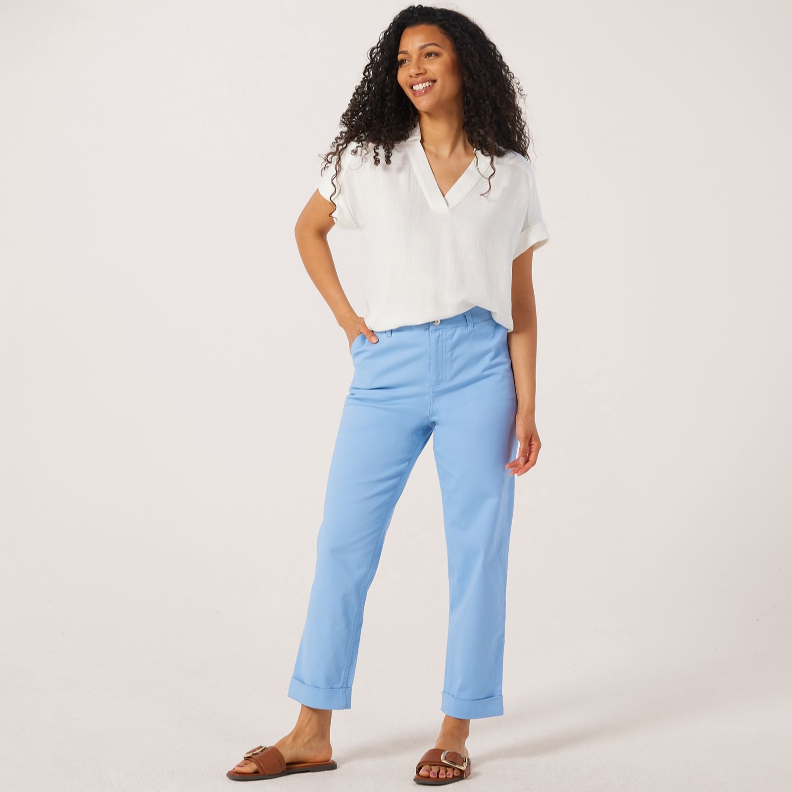 Ruth Langsford Turn Up Hem Trouser Standard