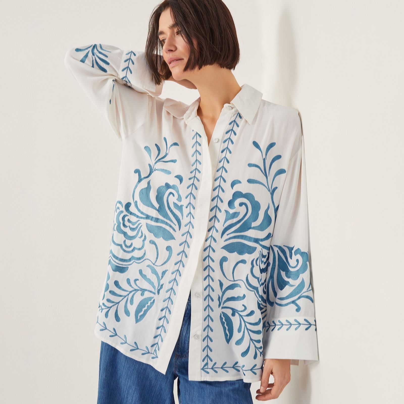 Monsoon Cora Embellished Shirt
