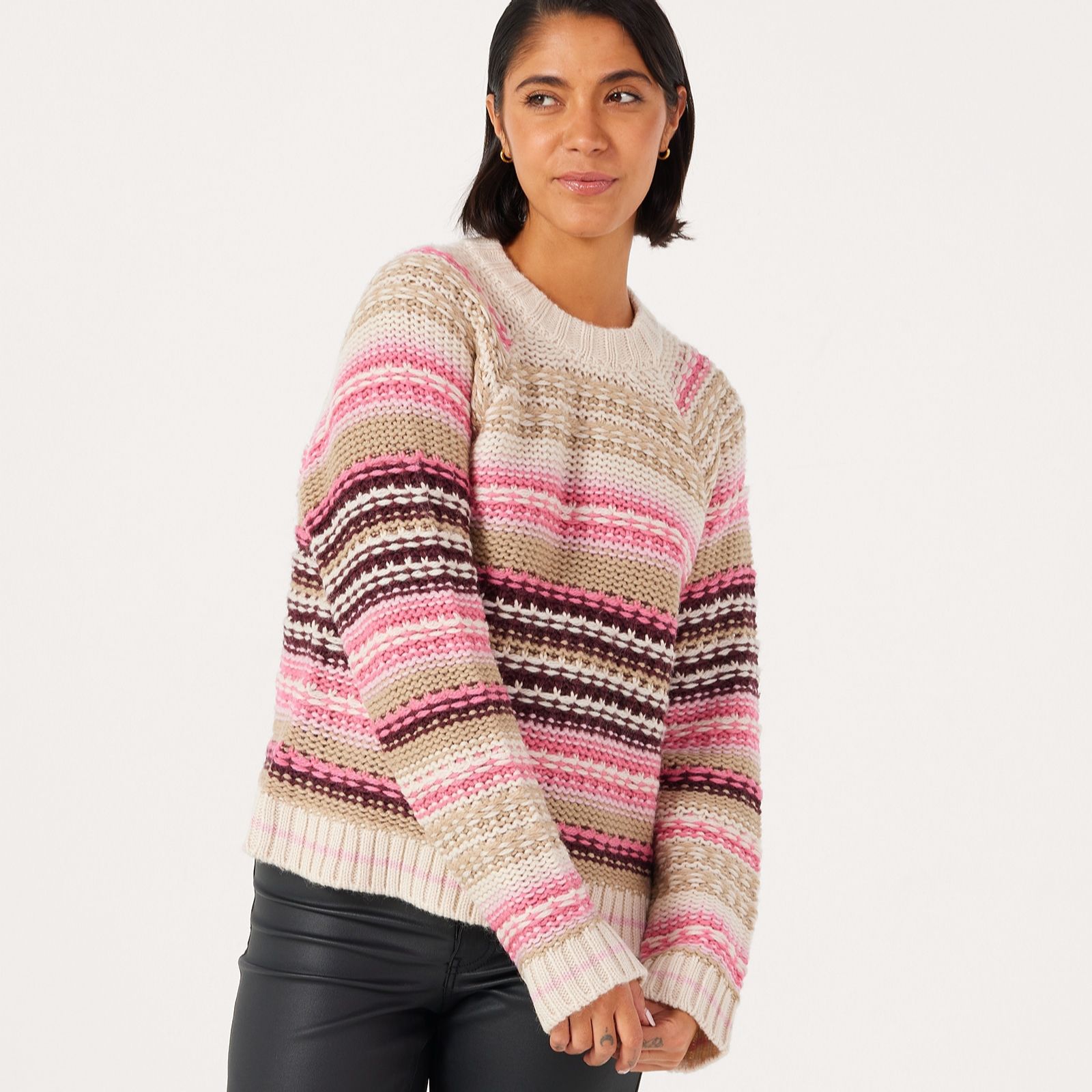 YAS Bibi Stripe Knitted Jumper