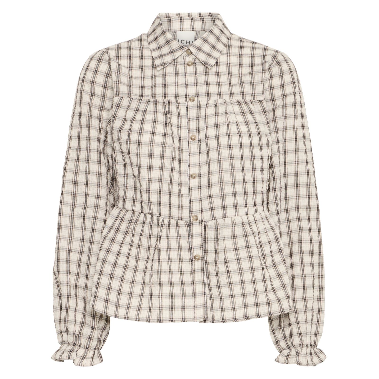ICHI Xayla Peplum Shirt