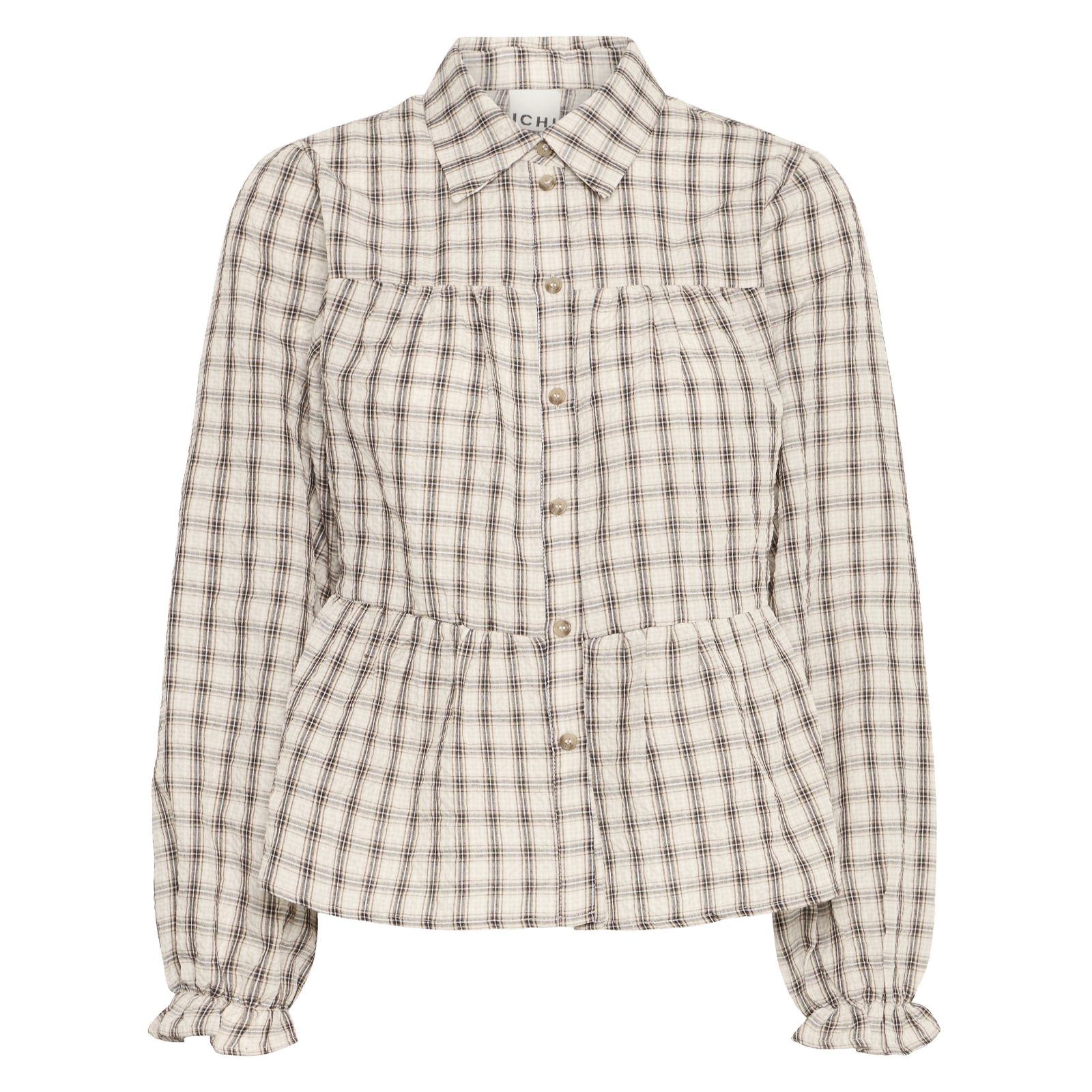 ICHI Xayla Peplum Shirt