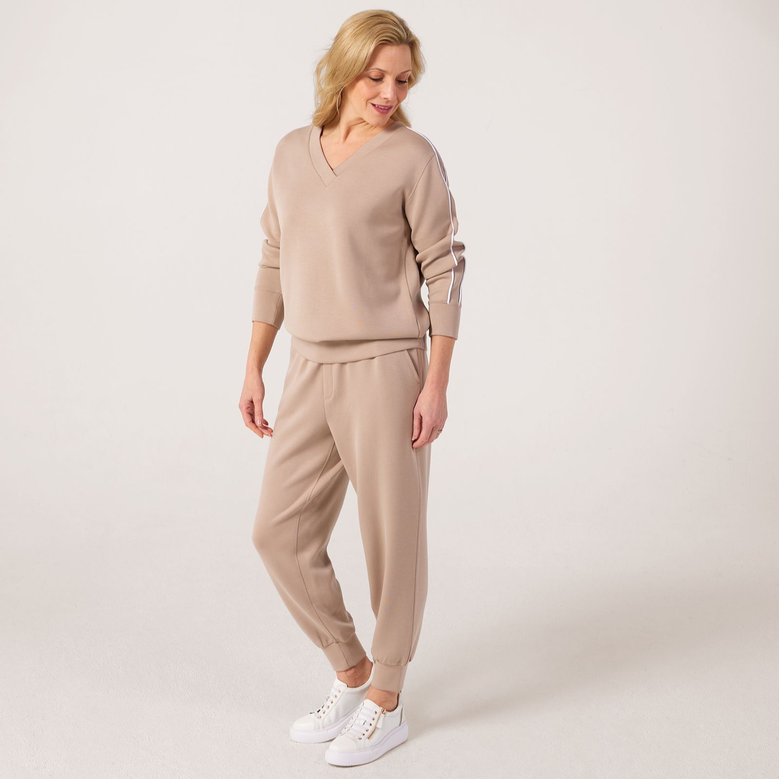 Ruth Langsford Leisurewear Top With Side Piping