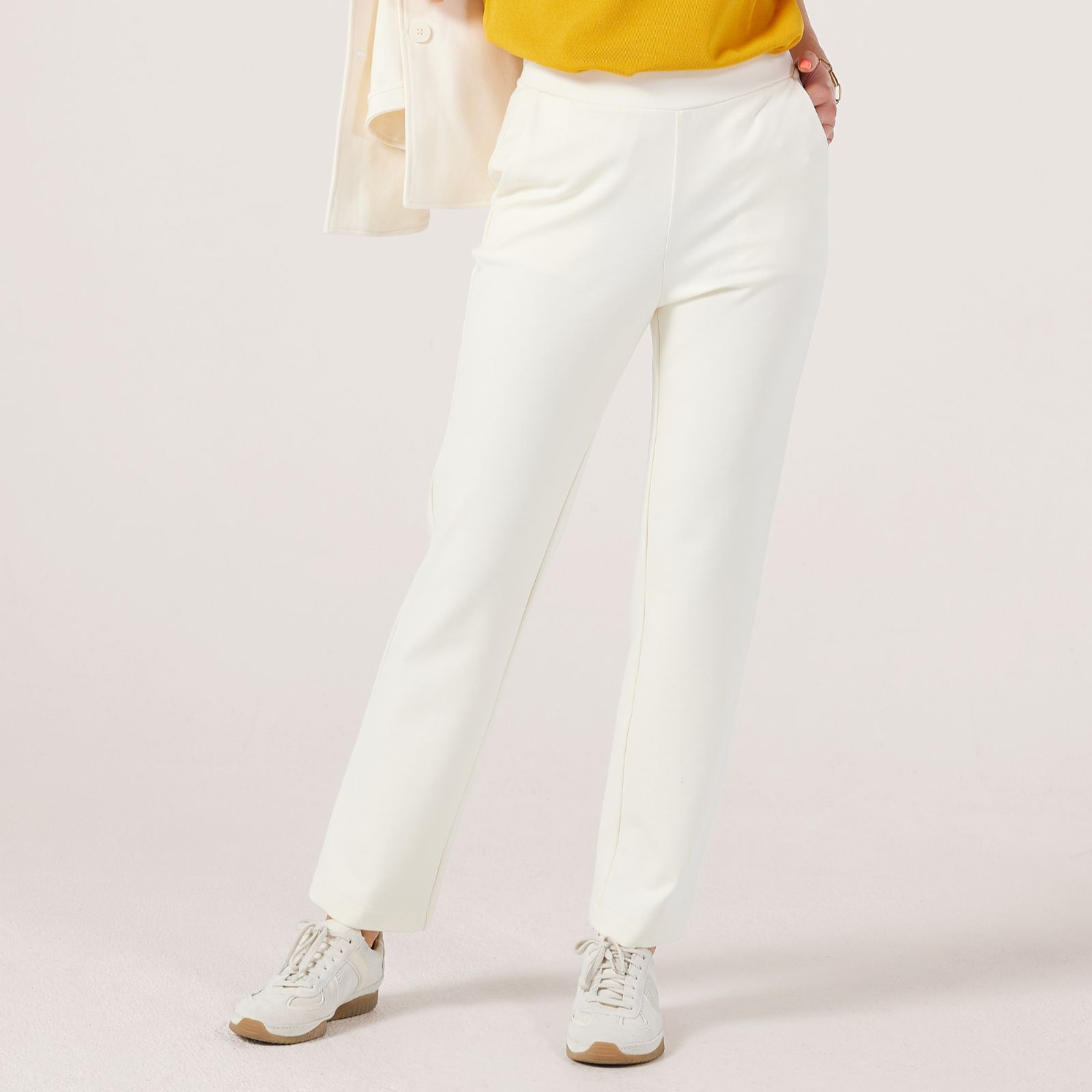 MarlaWynne Collection 360 Stretch Slim Leg Trousers