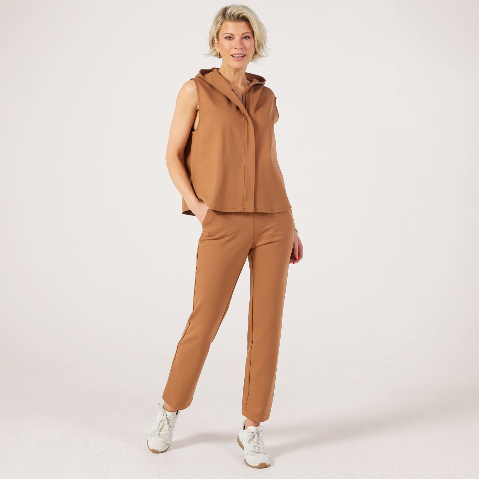 MarlaWynne Collection 360 Stretch Slim Leg Trousers