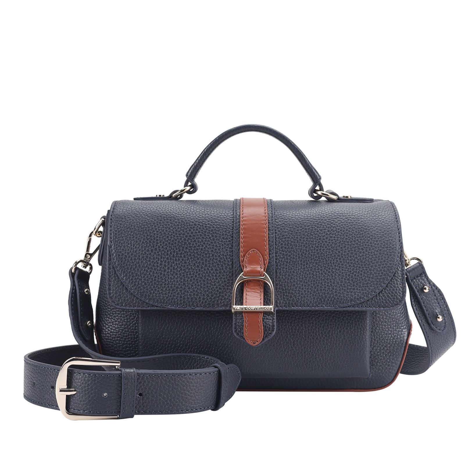 Paul Costelloe Dressage Leather East West Satchel